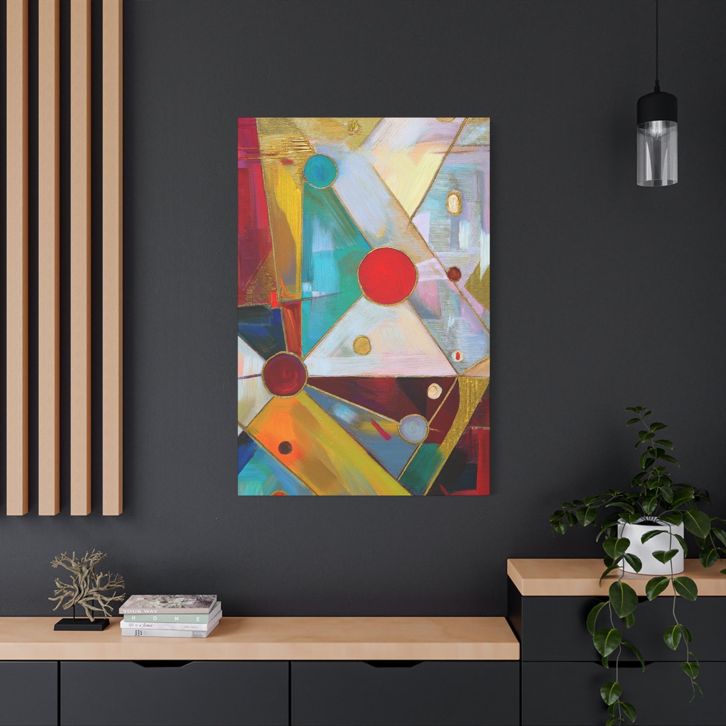 Abstract Oil Painting Print Canvas 20x24,20x30,24x30 24x32,24x36,30x40 32x48,36x48,40x60 Pine-Wood Inner Frame ABS-177