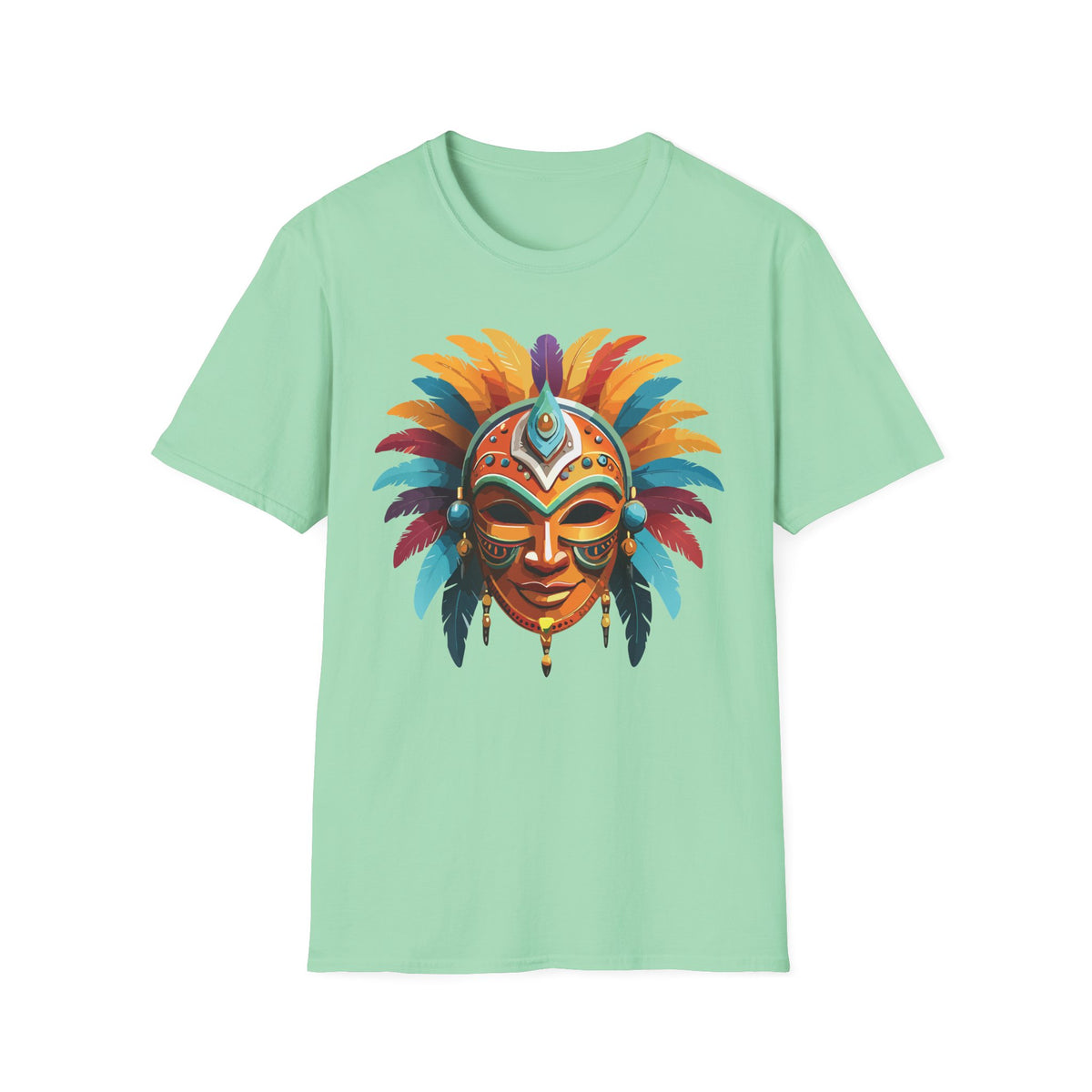 Mask Masquerade Carnival Graphic Tee Gildan Unisex 100 Cotton Tee Shirt m36