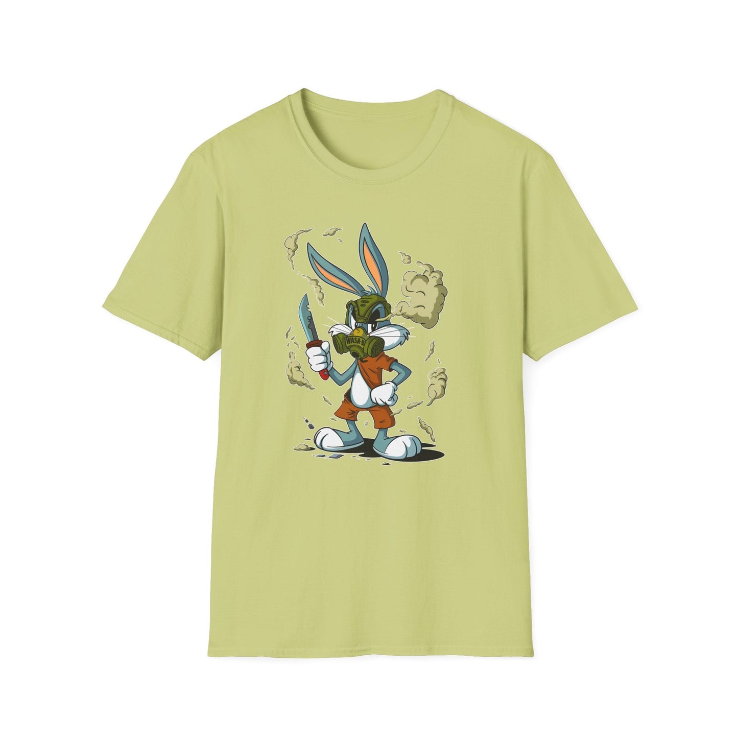 Bugs Bunny T Shirt Unisex Cartoon Graphic Tee Softstyle Gildan 64000 Short Sleeve