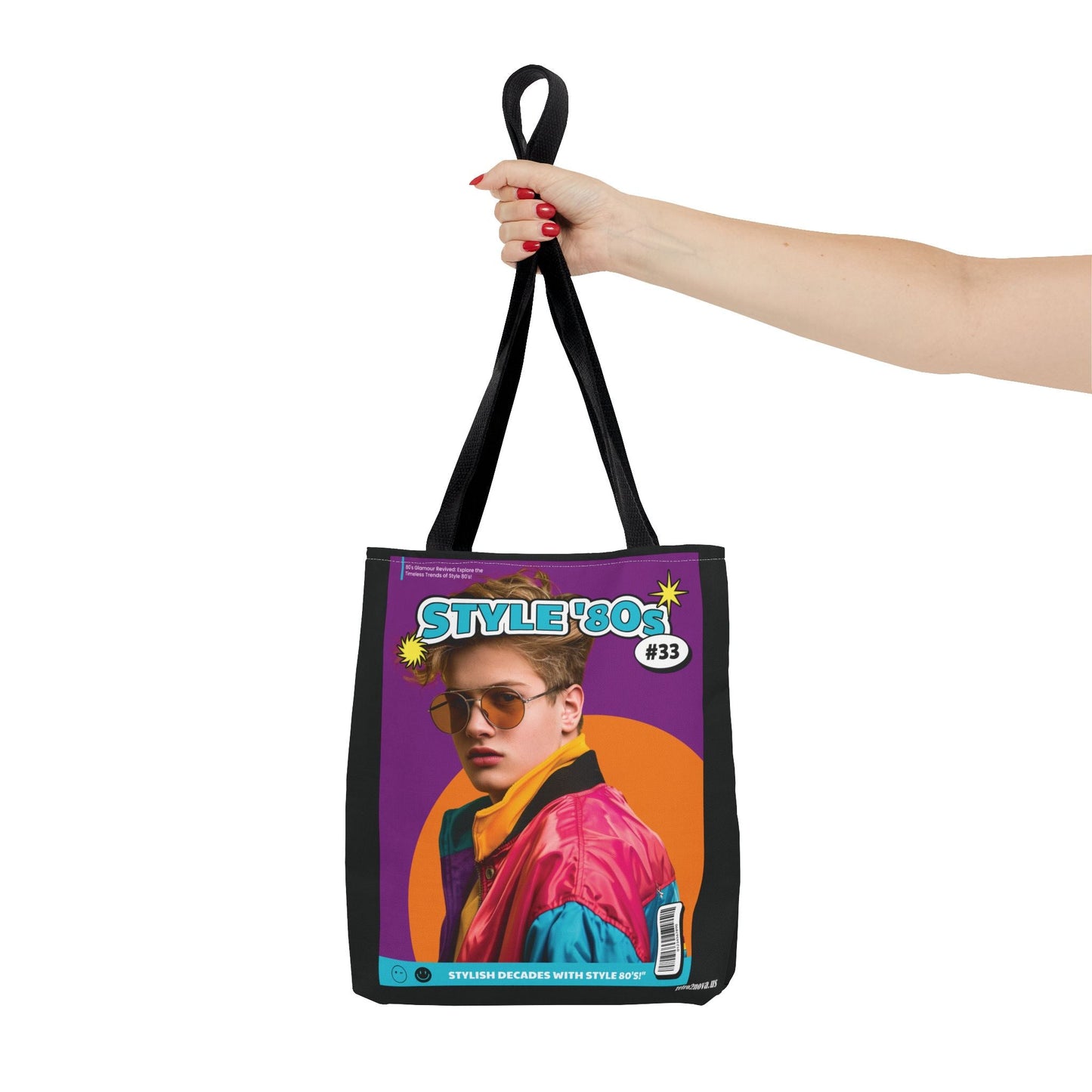 Canvas Tote Bag Magazine Cover Vintage Inspired Design Durable Everyday Use Tote Free Shipping