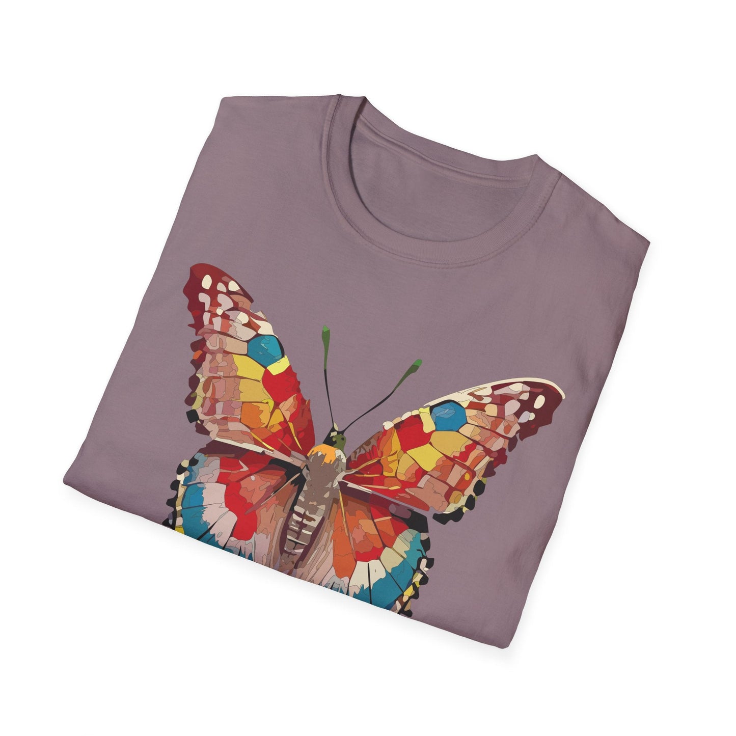 Butterfly Shirt Unisex Monarch Tee Softstyle 100 Percent Ring Spun Cotton Quality Gildan 64000