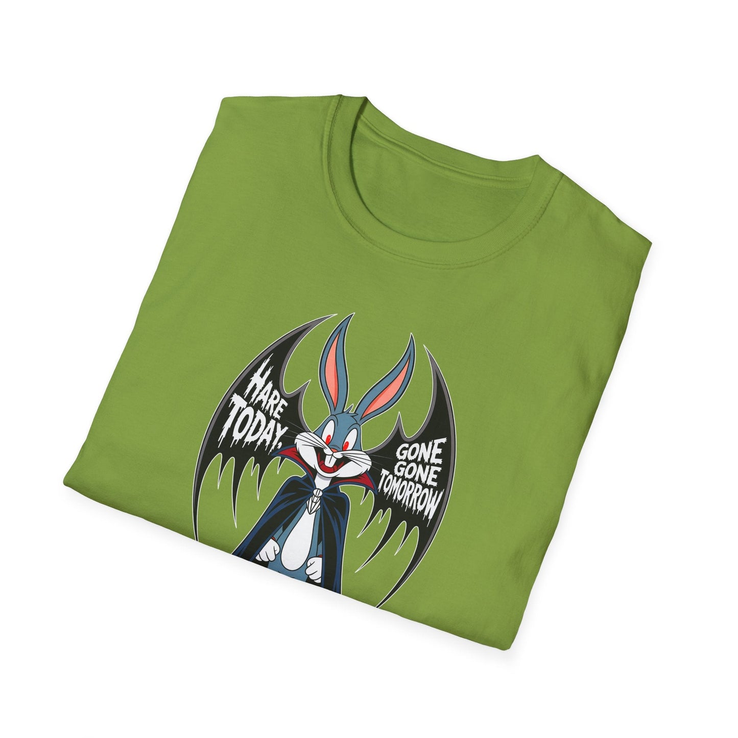 Bugs Bunny T Shirt Cartoon Art Design Unisex Gildan Softstyle 100 Percent Ring Spun Cotton