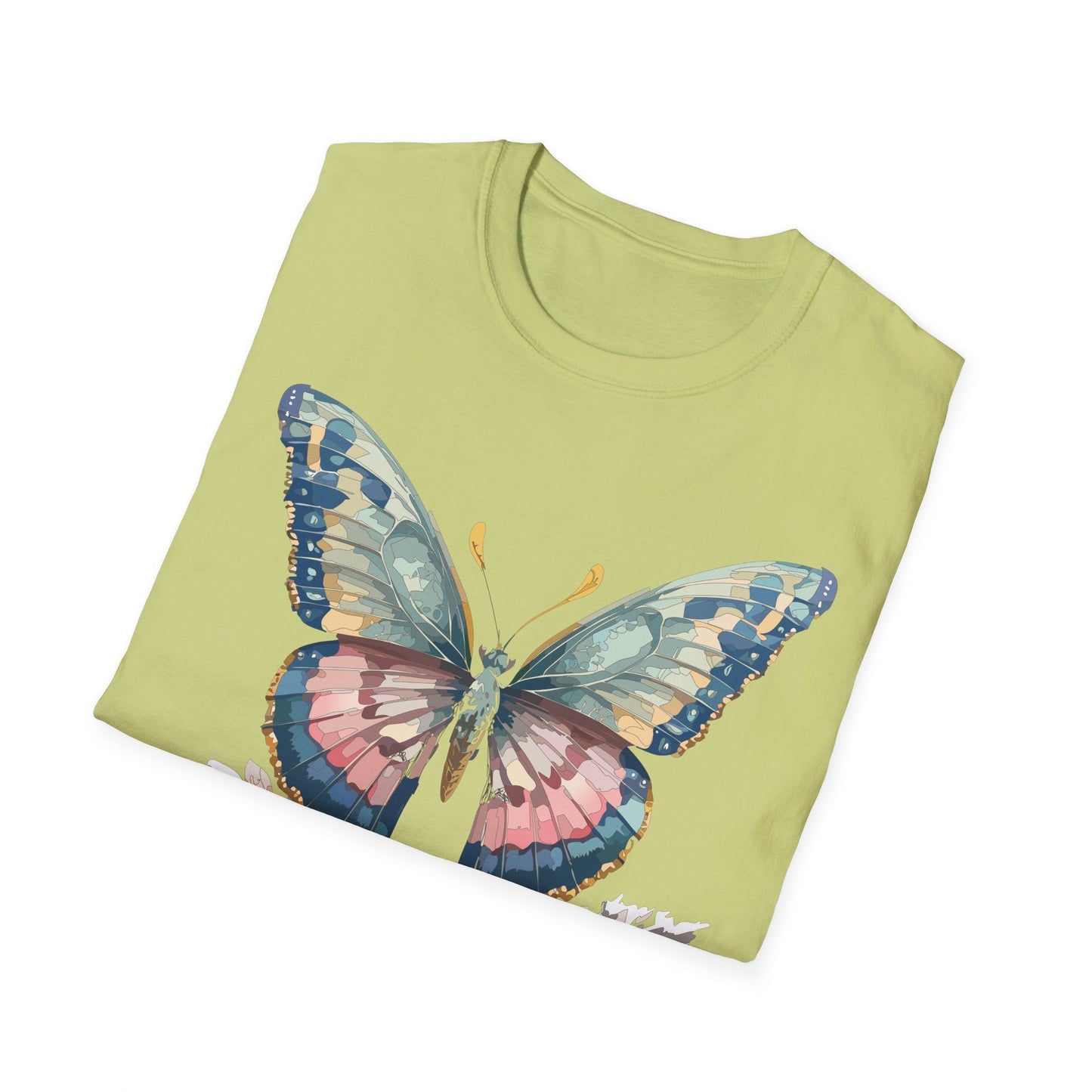 Butterfly Shirt Unisex Monarch Design Gildan Softstyle 64000 Ring Spun Cotton Tee