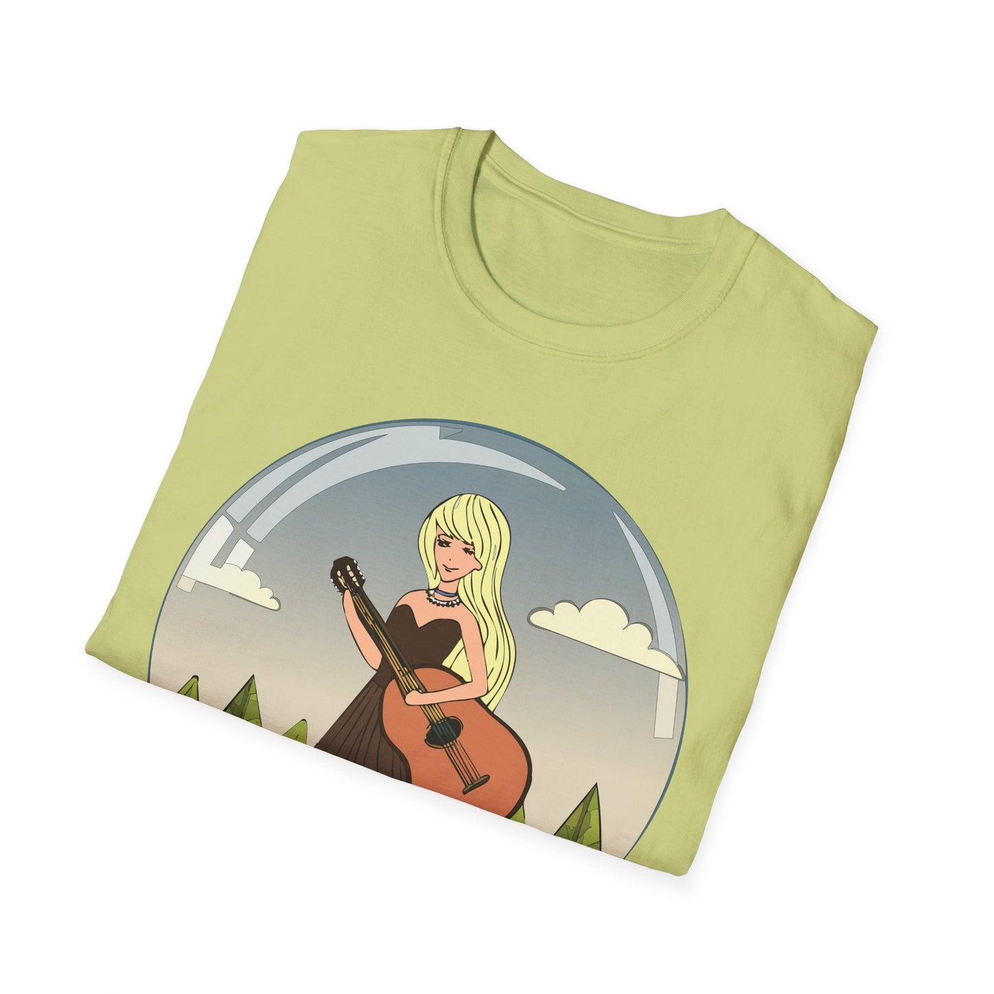 Womens Graphic T Shirt Art Design Tee Softstyle 100 Percent Ring Spun Cotton Short Sleeve
