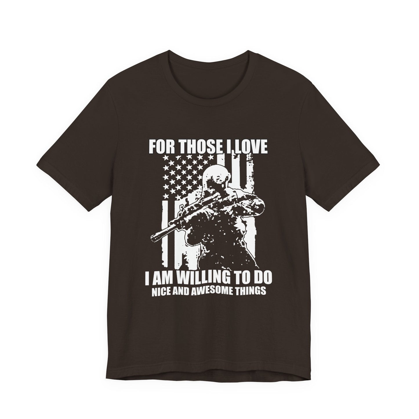 Army Veteran Patriotic Graphic Design Unisex Cotton T-Shirt v50