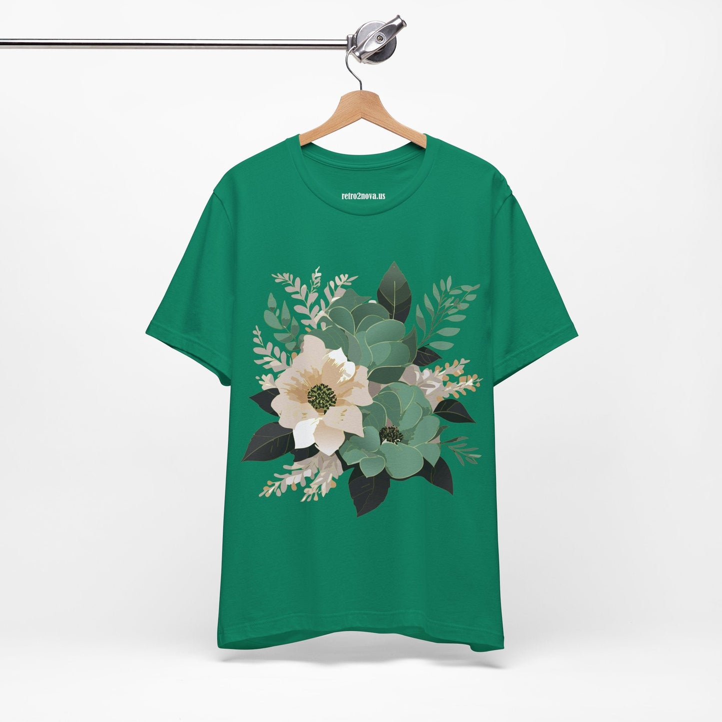 Flowers Shirt Floral Shirt Unisex Jersey Short Sleeve Tee From Flowers Collection Retro2Nova
