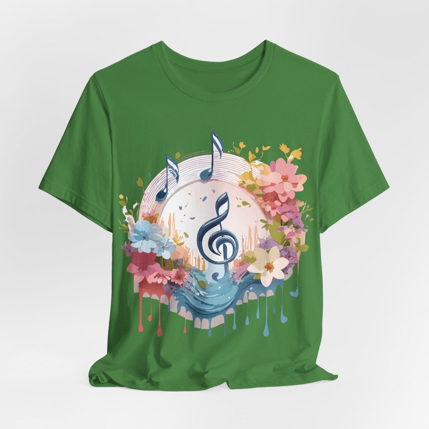 Adelpha Graphic Music T Shirt Unisex Jersey Short Sleeve Tee With Vintage Artwork