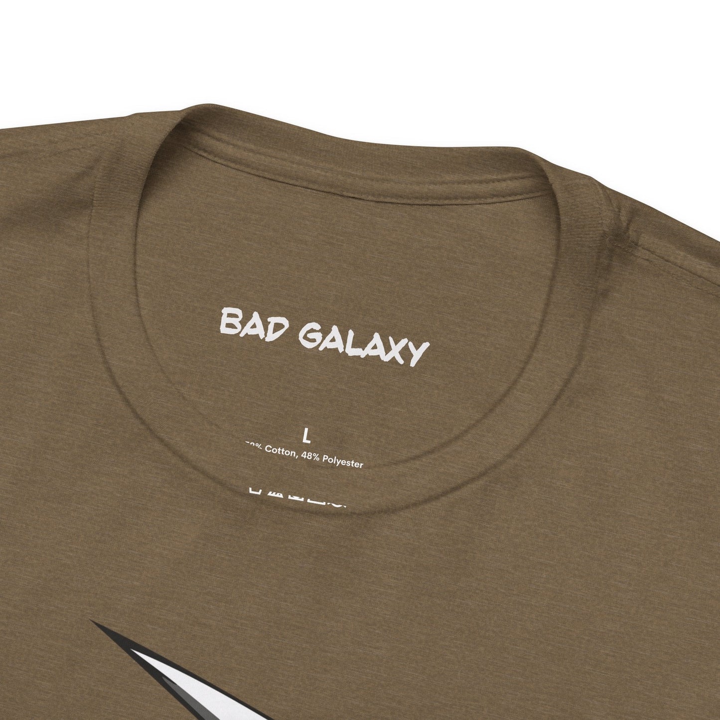 Tee Shirt With Alien From Bad Galaxy Made To Order 100 Percent Cotton Eco Friendly Print