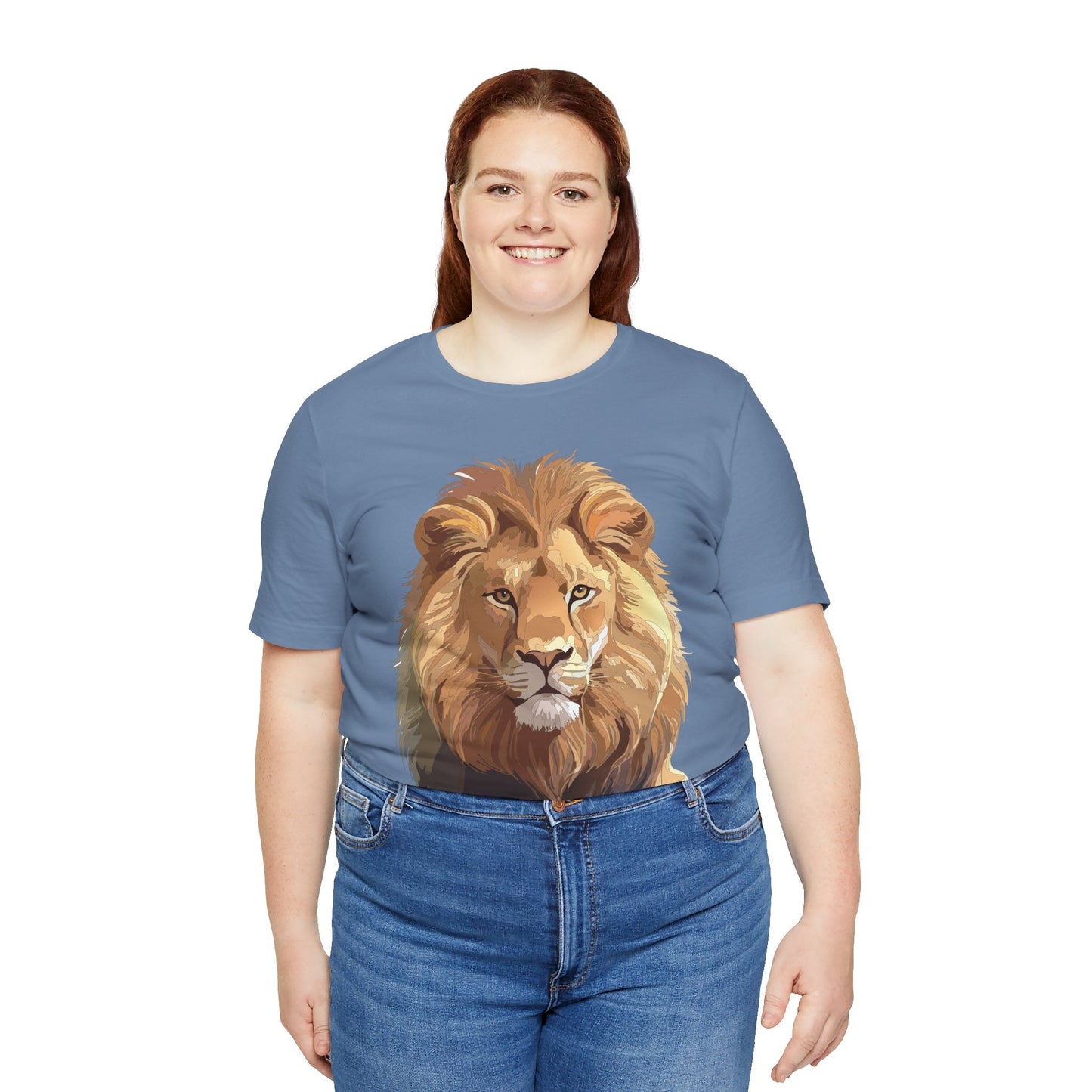 Unisex Animal Art Tee Shirt With Wild Animals Design Gildan 64000 Softstyle Cotton