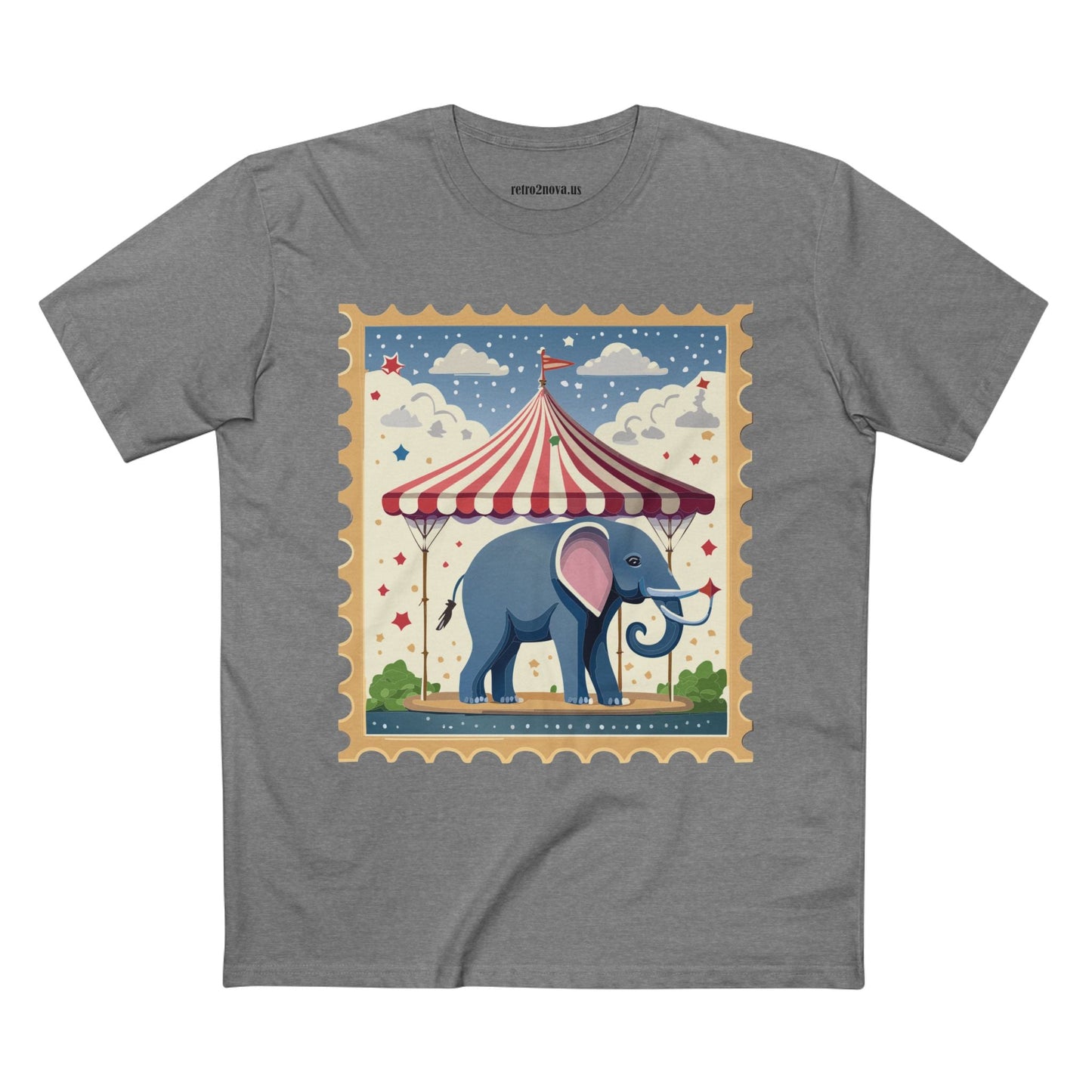 Stamp Shirt Postage Stamp Tee Unisex Premium Cotton Original Art Design Retro2Nova Collection