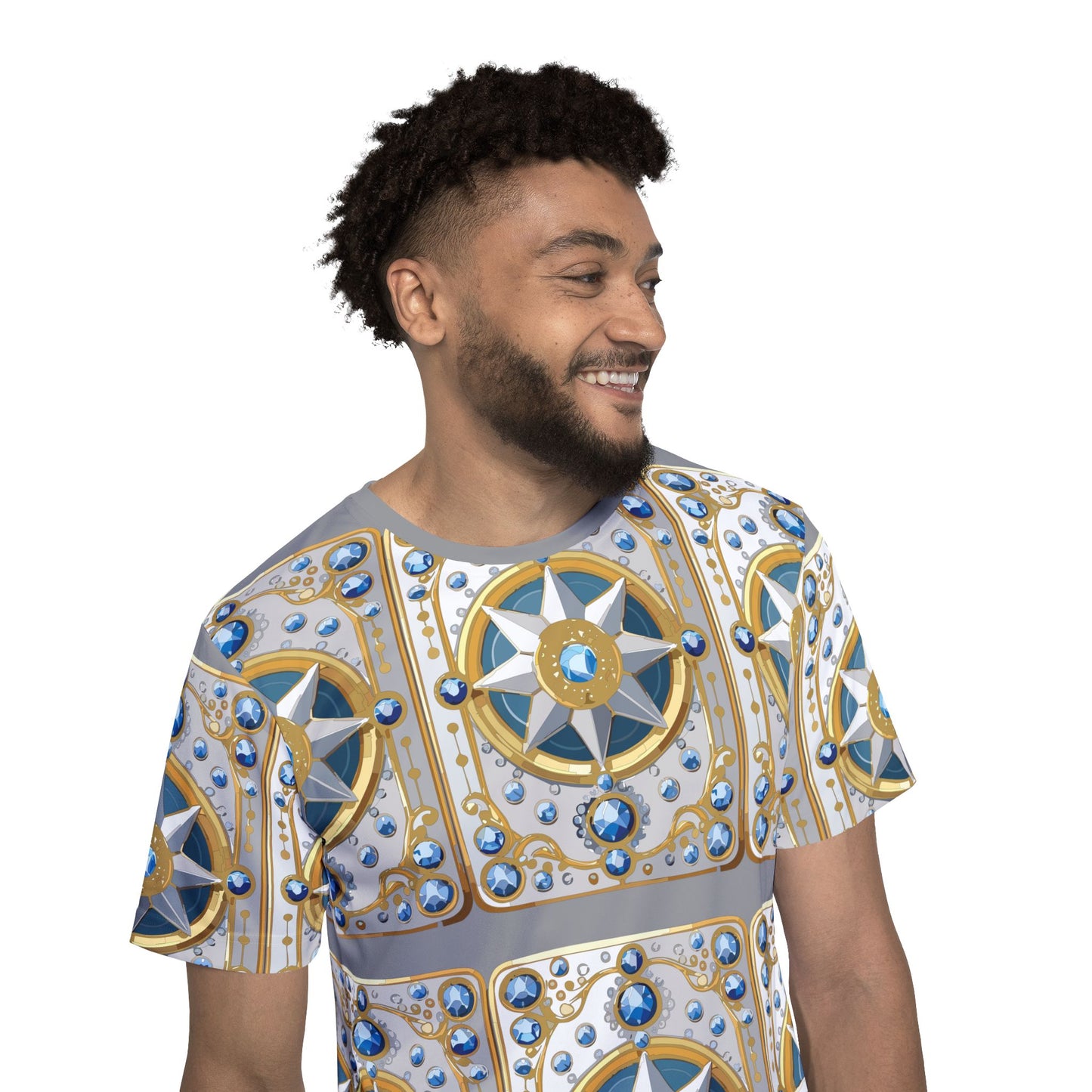 15-Card Deck Graphic T-Shirt, Art Design Poly Shirt, All Over Print Graphic Tee, Playing Cards T-Shirt, Playing Cards Tees