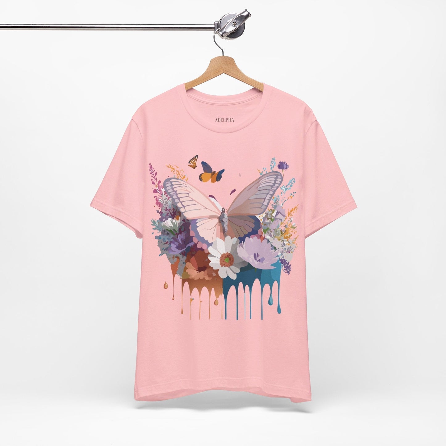 Butterfly Graphic Tee Adelpha Art Design Unisex Short Sleeve Shirt