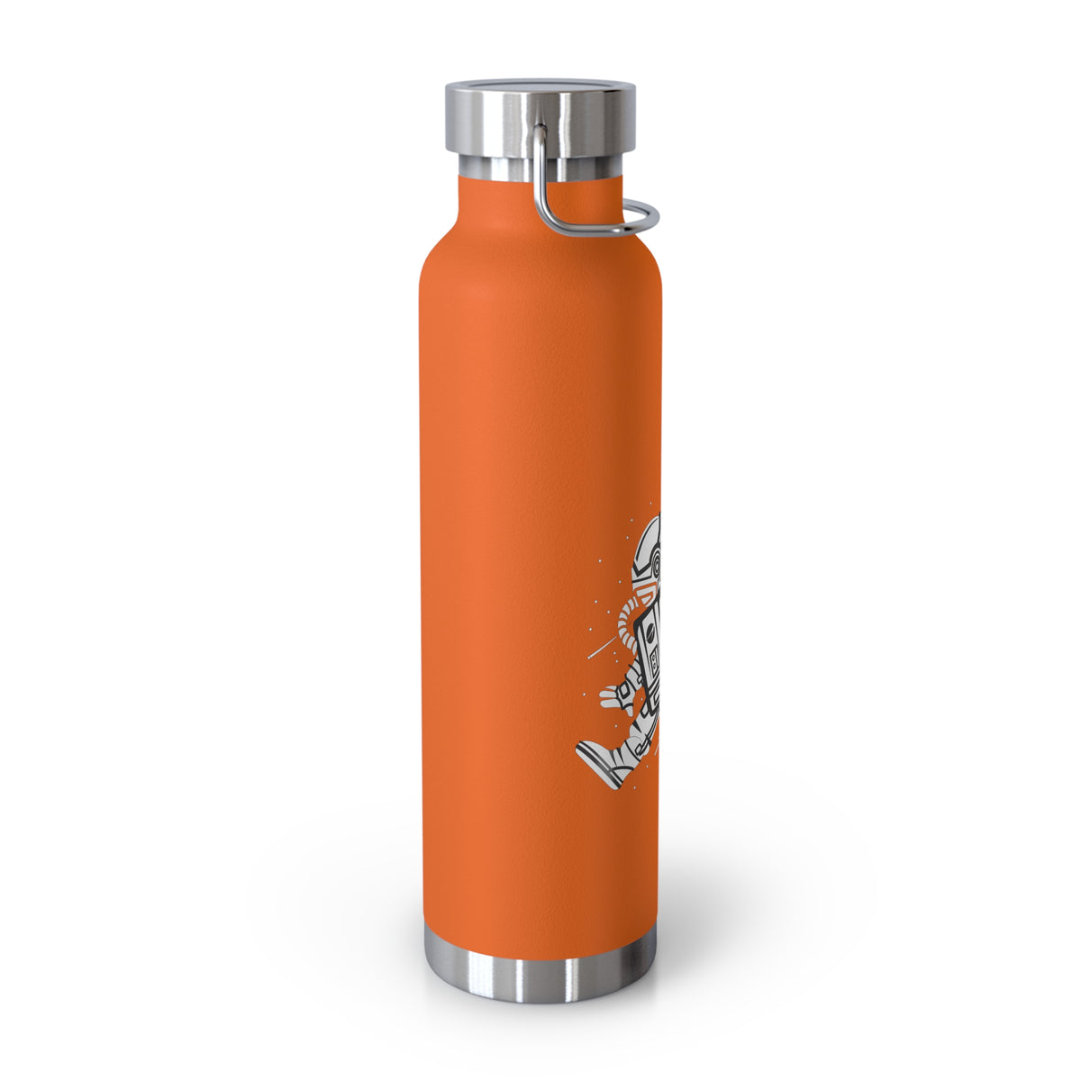 22oz Copper Insulated Water Bottle with Cartoon Design - CV54