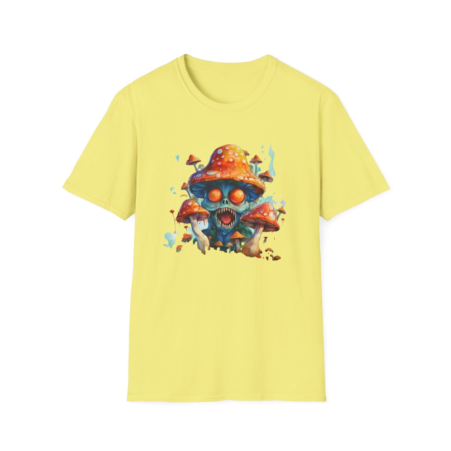 Mashroom Tee Shirt Unisex Softstyle 64000 Graphic Tee Funny Mashroom Design Gift
