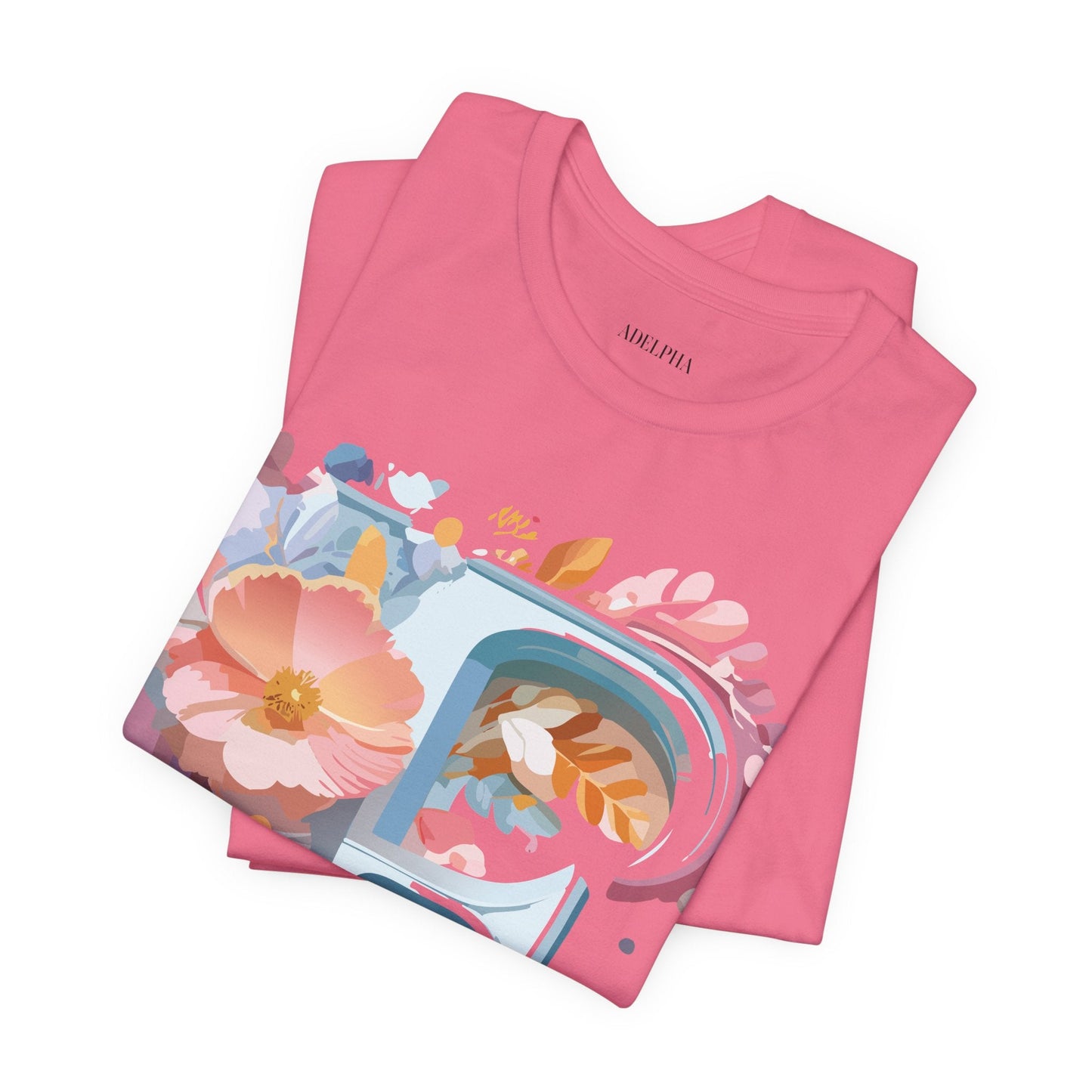 Letter F Shirt Unisex Graphic Tee Jersey Short Sleeve by Adelpha Vintage Inspired Art Design