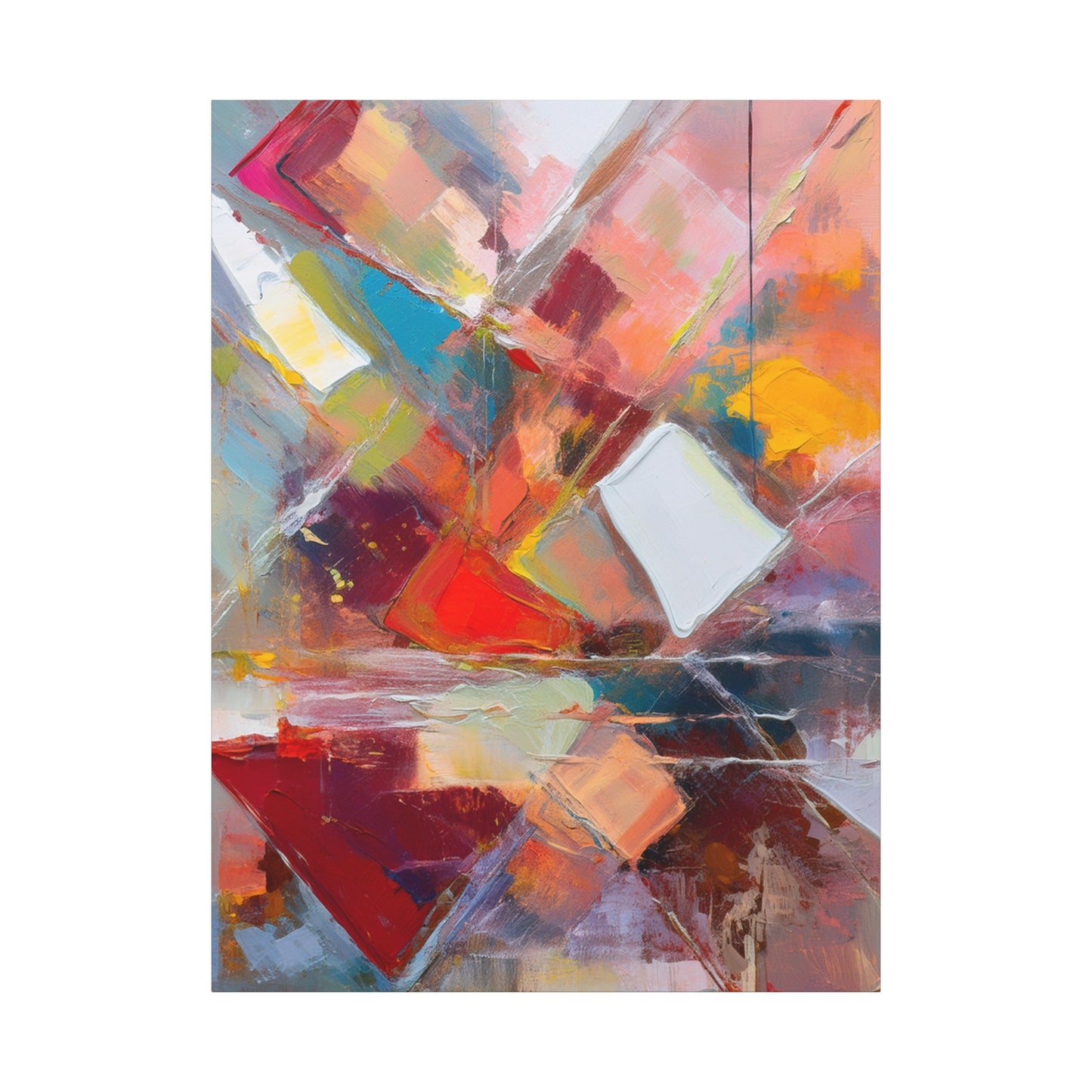Abstract Oil Painting Print Canvas 20x24,20x30,24x30 24x32,24x36,30x40 32x48,36x48,40x60 Pine-Wood Inner Frame ABS-180