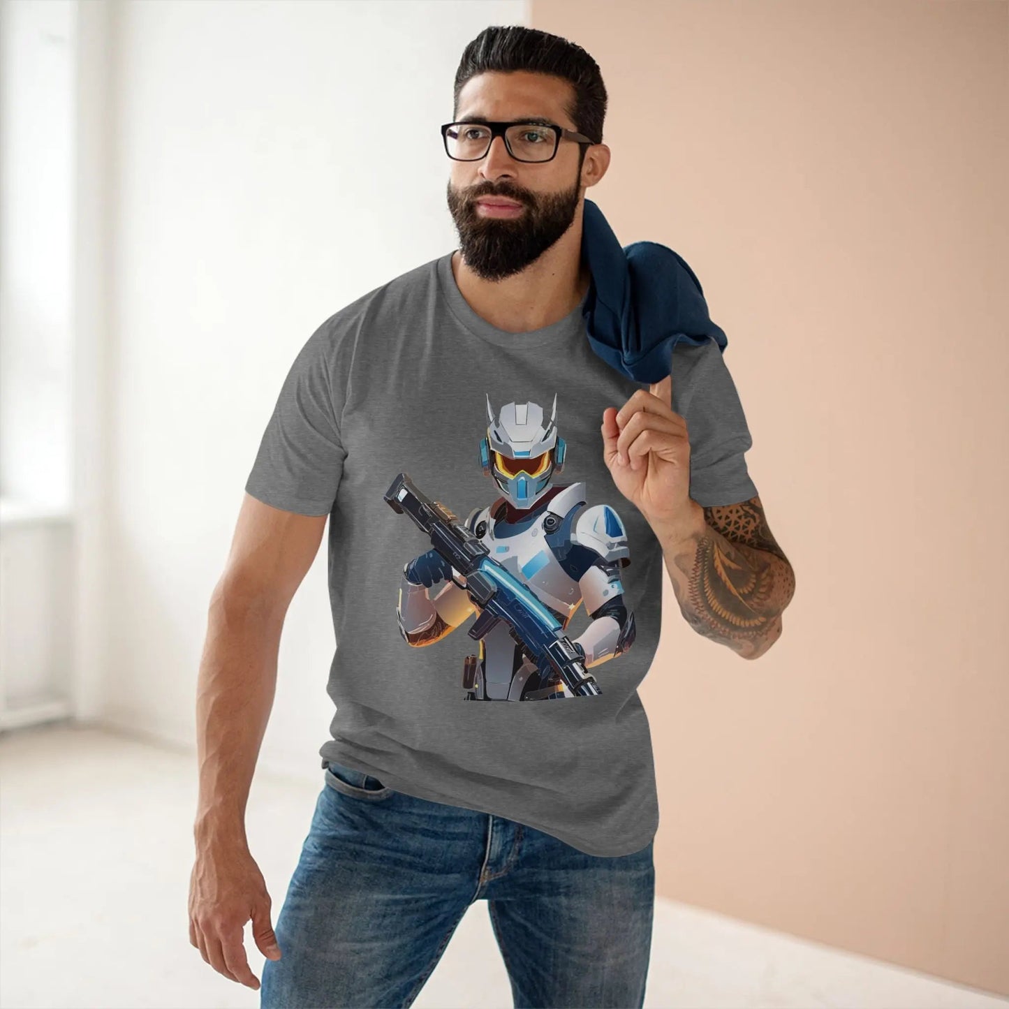Robocop Graphic Unisex 100 Cotton Staple Tee 4