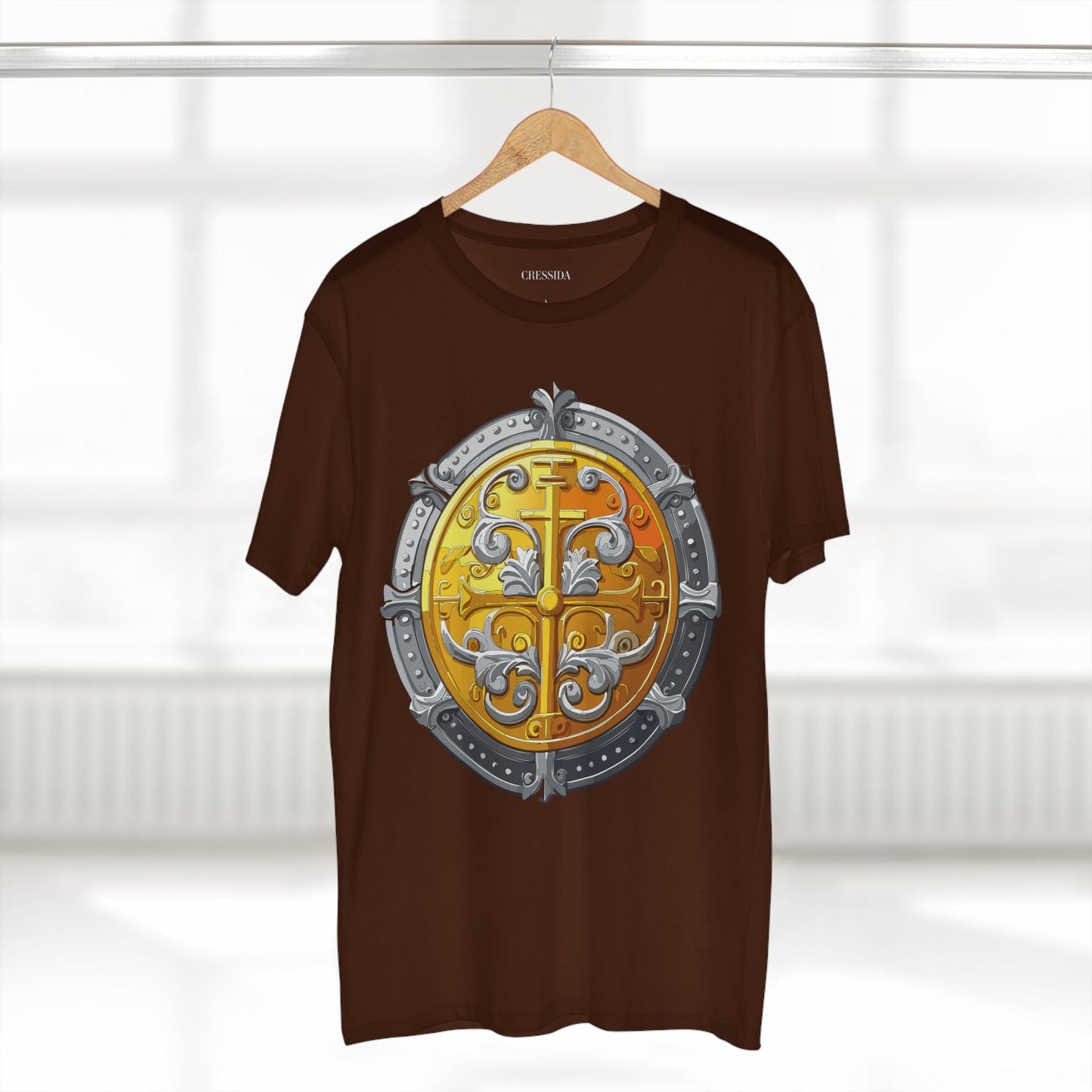 Antique Gold Coin Graphic Design T-Shirt Unisex 100 Cotton With Golden Print Artwork Tee 19