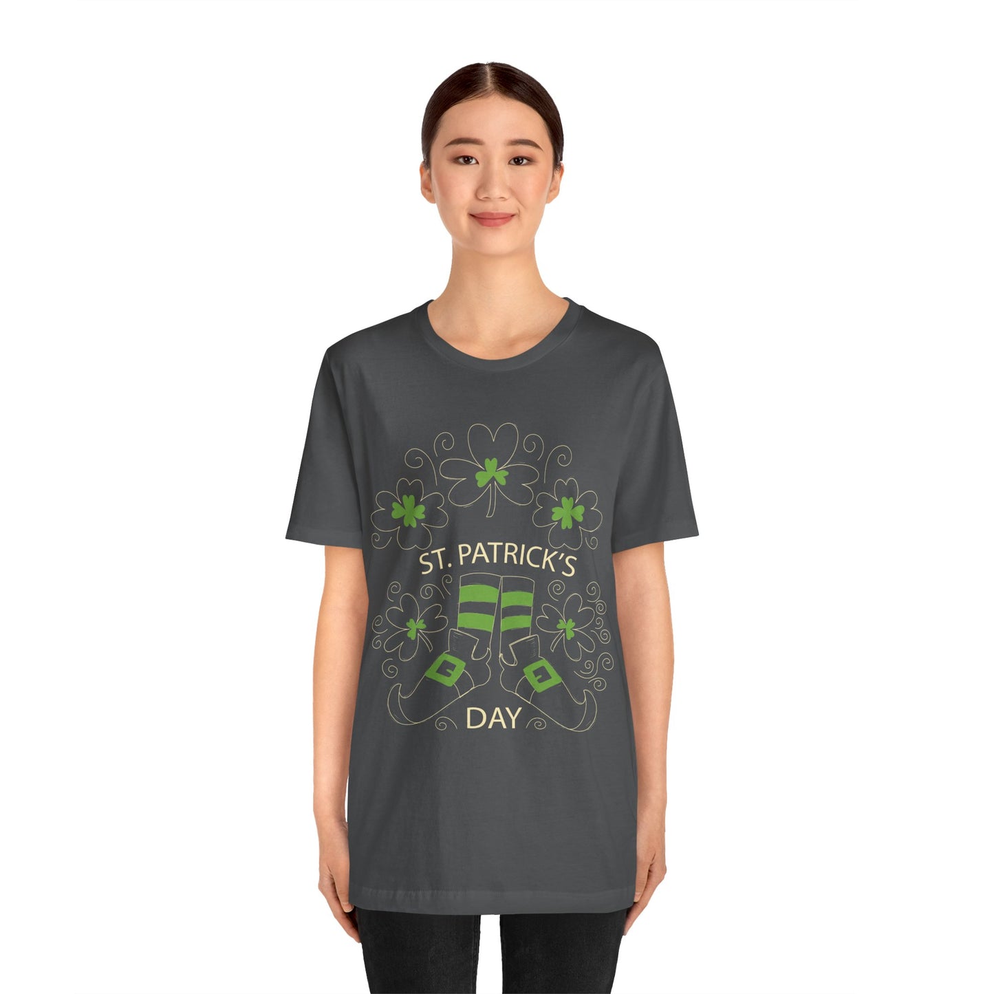 Unisex Cotton Tee Shirt with Lucky Prints