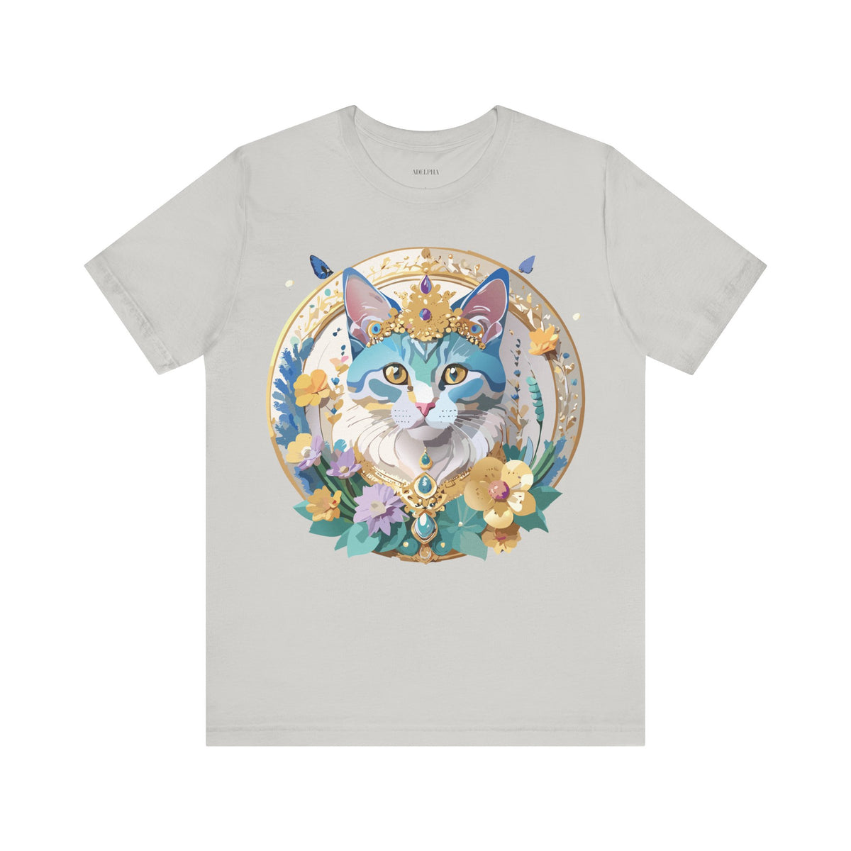 Medallion Graphic Unisex Cotton Bella+Canvas Tee with Art Design d44