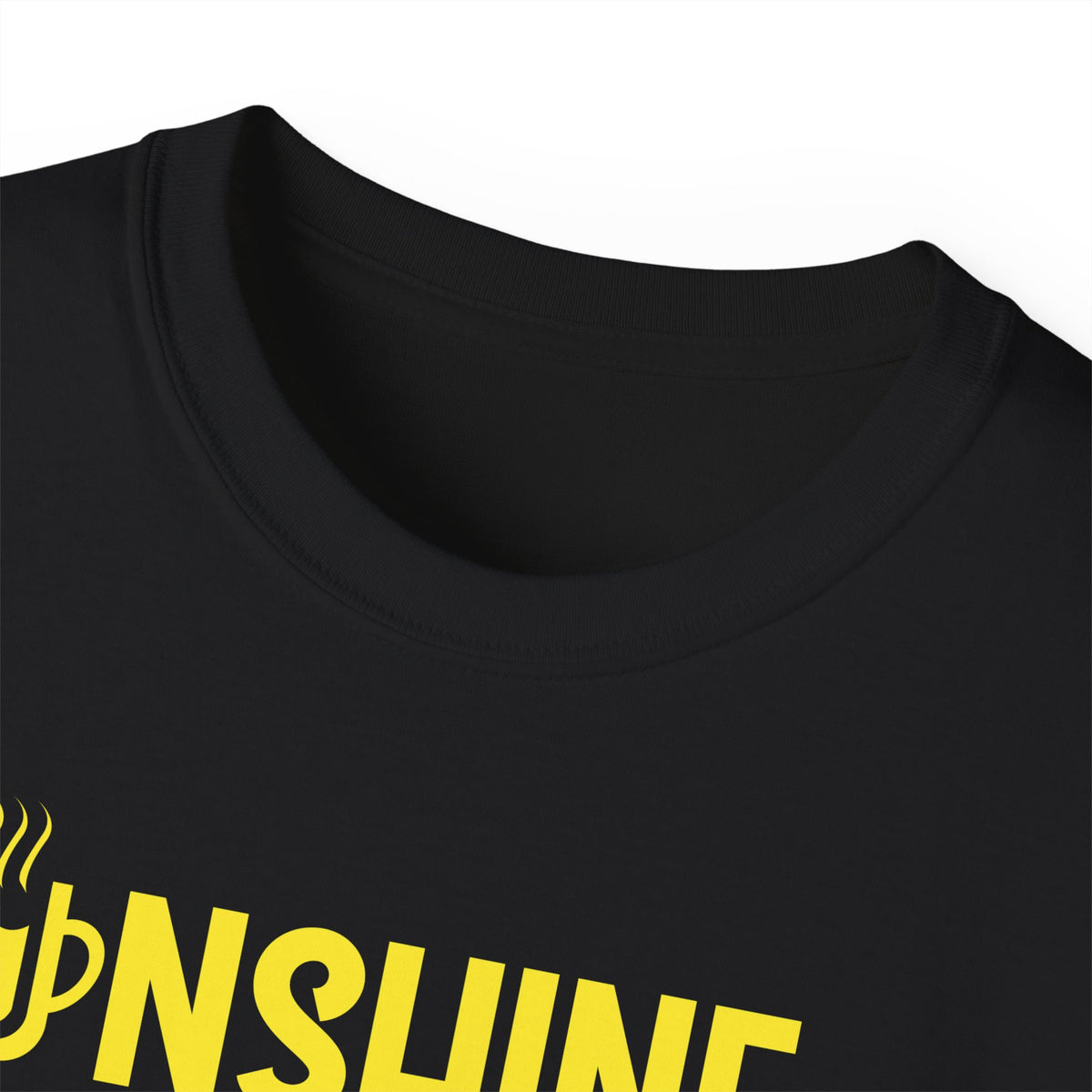 Sunshine Coffee & Tee | Yellow Sun Graphic T-Shirt