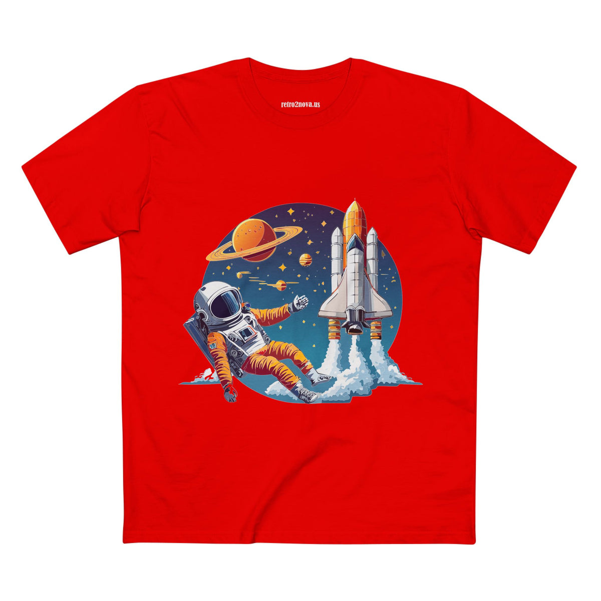 Cosmos Astronaut Graphic Tee Staple Unisex 100 Cotton Tee Shirt - CS-24