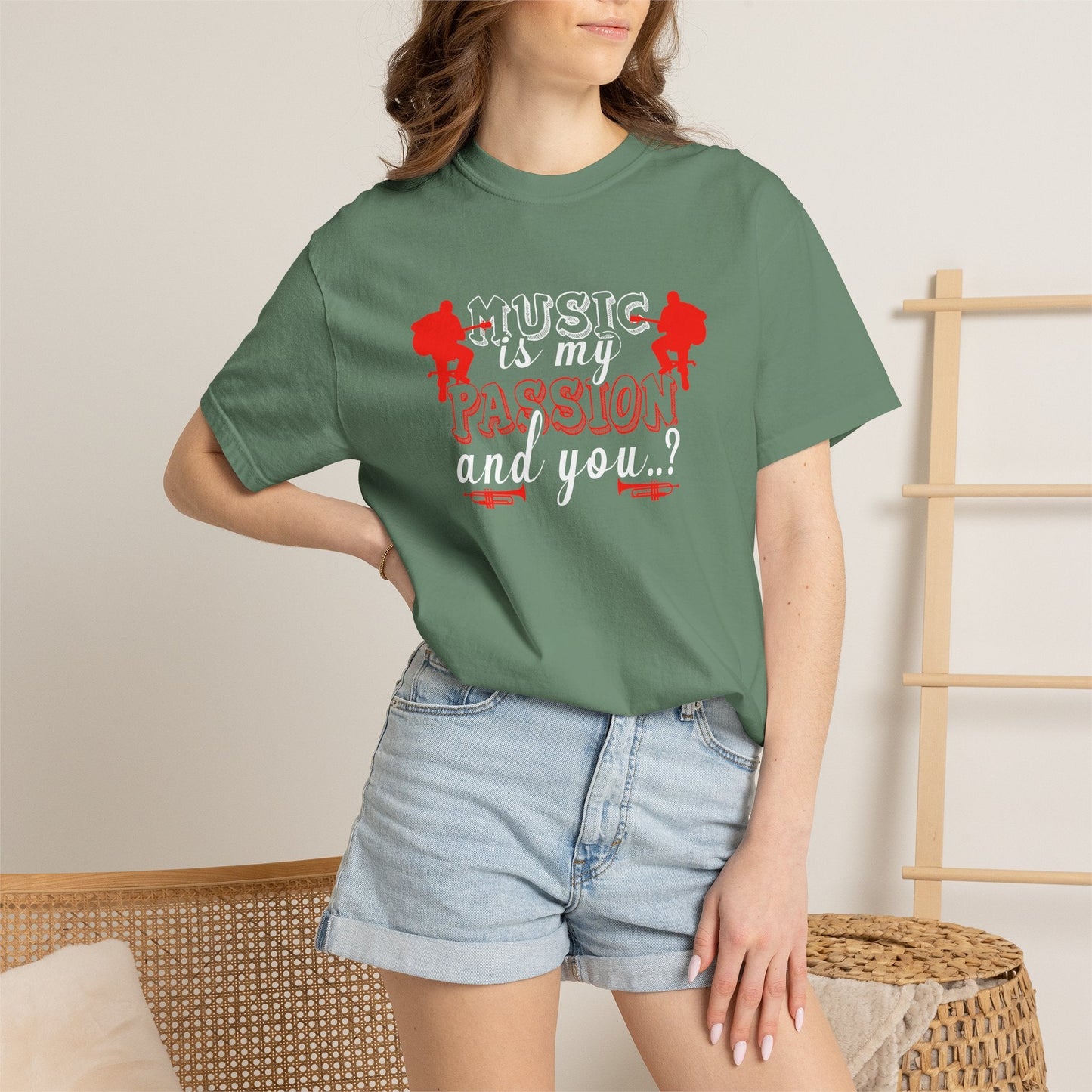 Music Graphic Design Unisex Cotton T-shirt 070