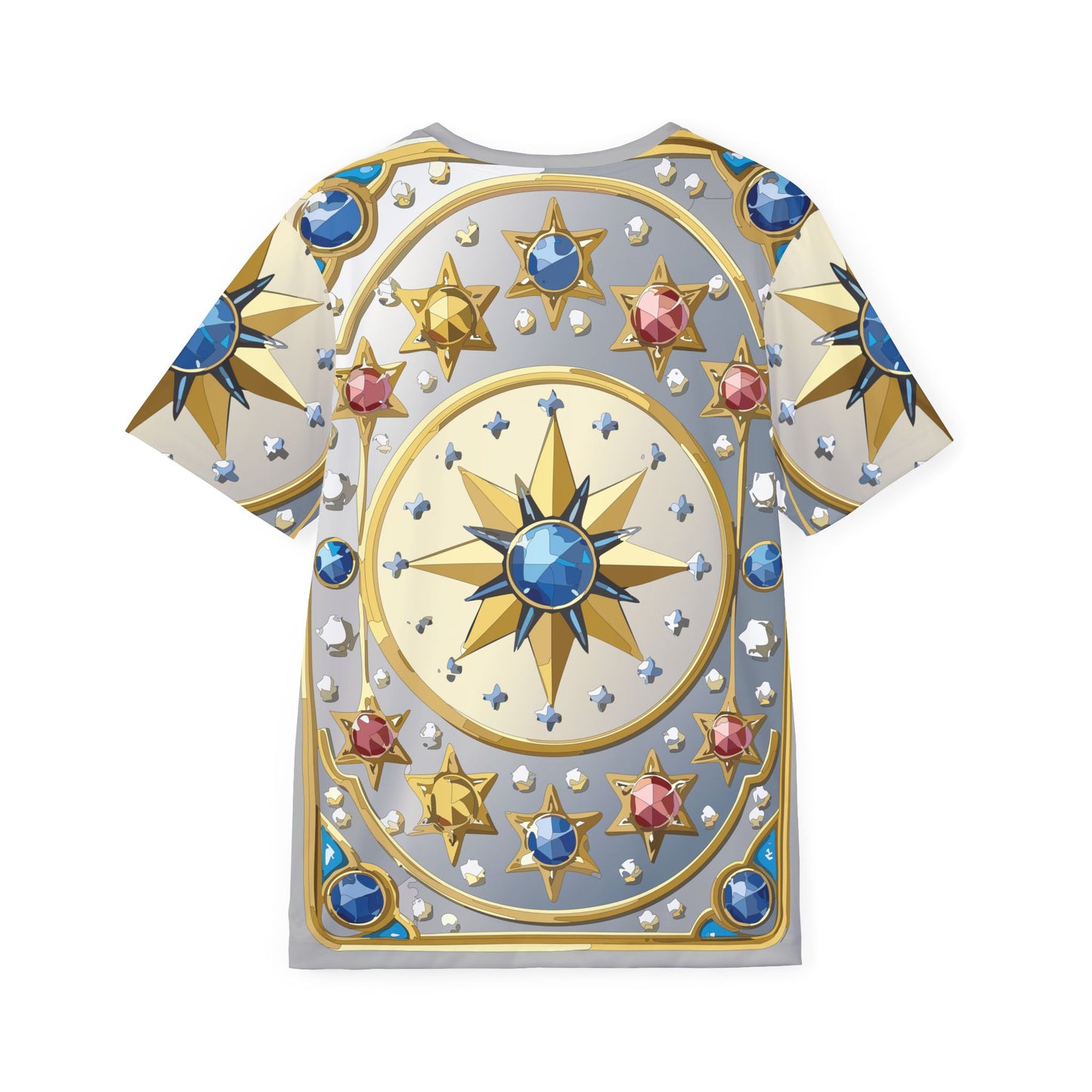 14-Card Deck Graphic T-Shirt, Art Design Poly Shirt, All Over Print Graphic Tee, Playing Cards T-Shirt, Playing Cards Tees