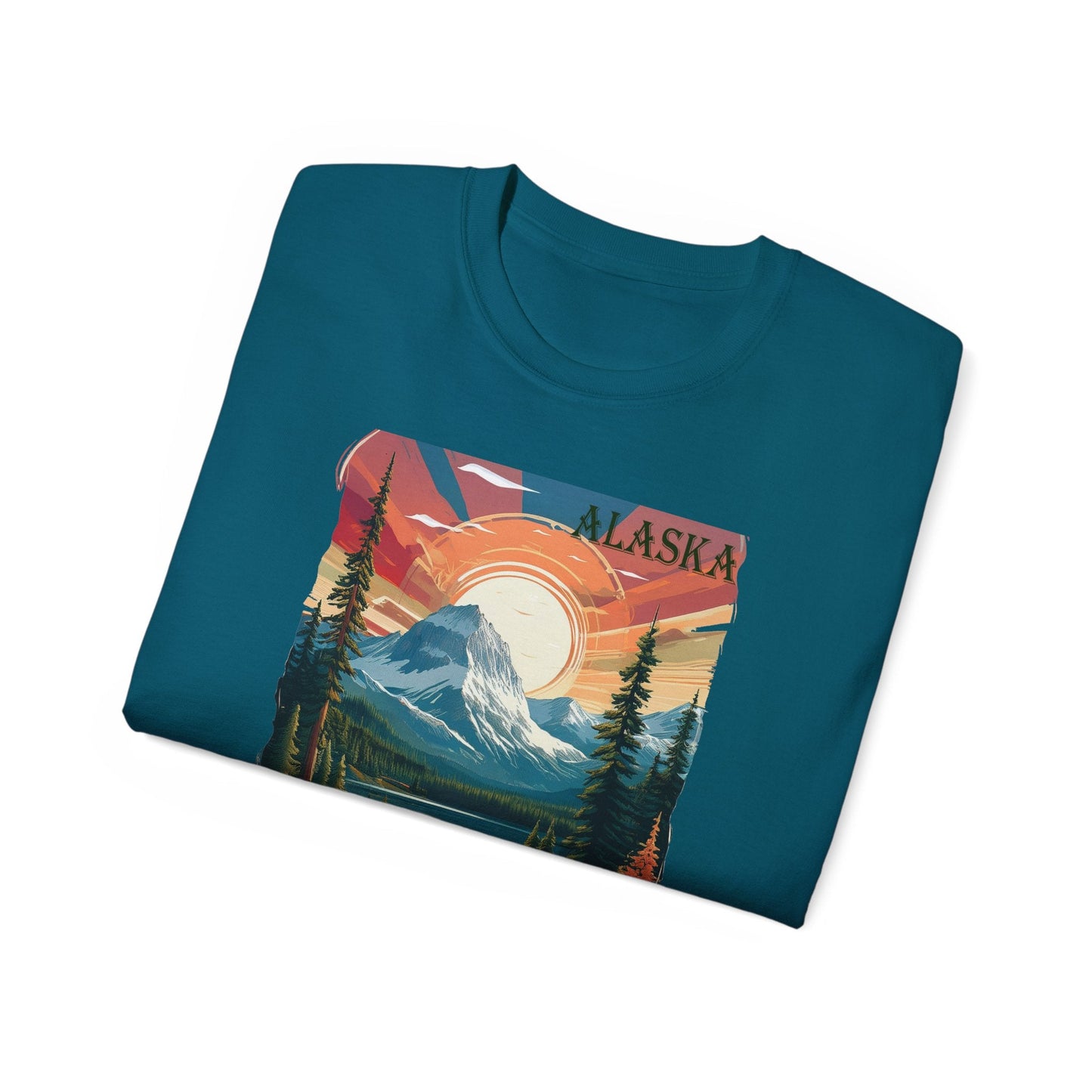 Alaska Graphic Unisex Cotton T‑Shirt 4