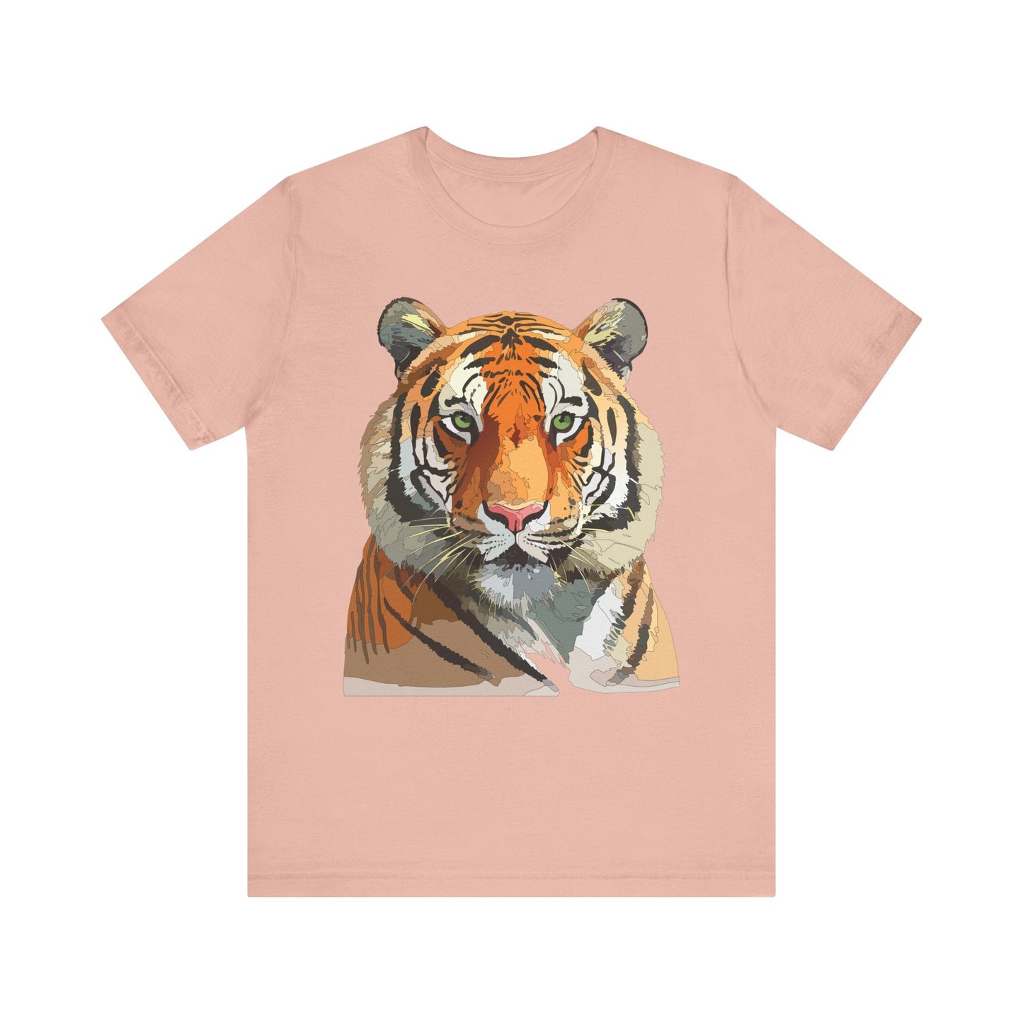 Unisex Animal Graphic Tee Shirt With Wildlife Art Design For Everyday Comfort Gildan 64000