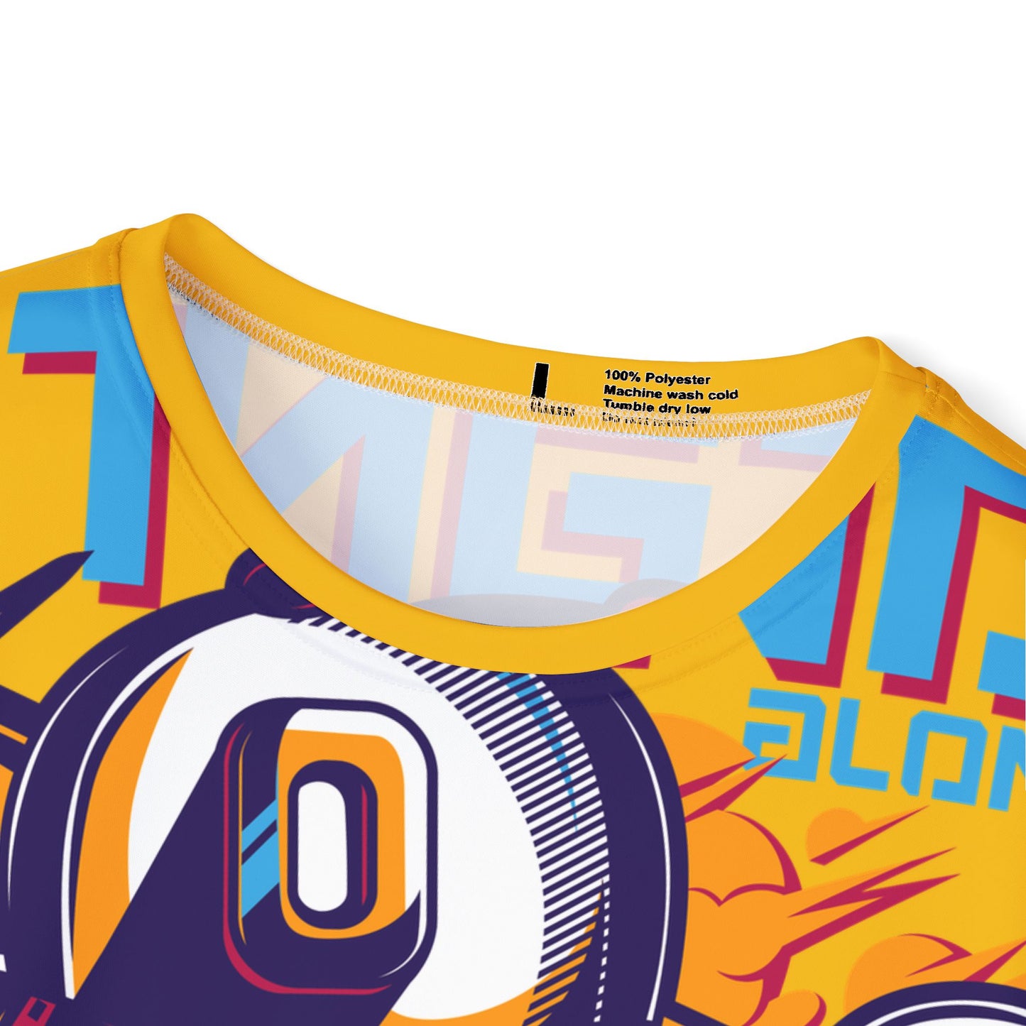 Be9 Fun Graphic T-Shirt, Art Design Poly Shirt, All Over Print Graphic Tee, Funny Print T-Shirt, Funny Cartoon Tee