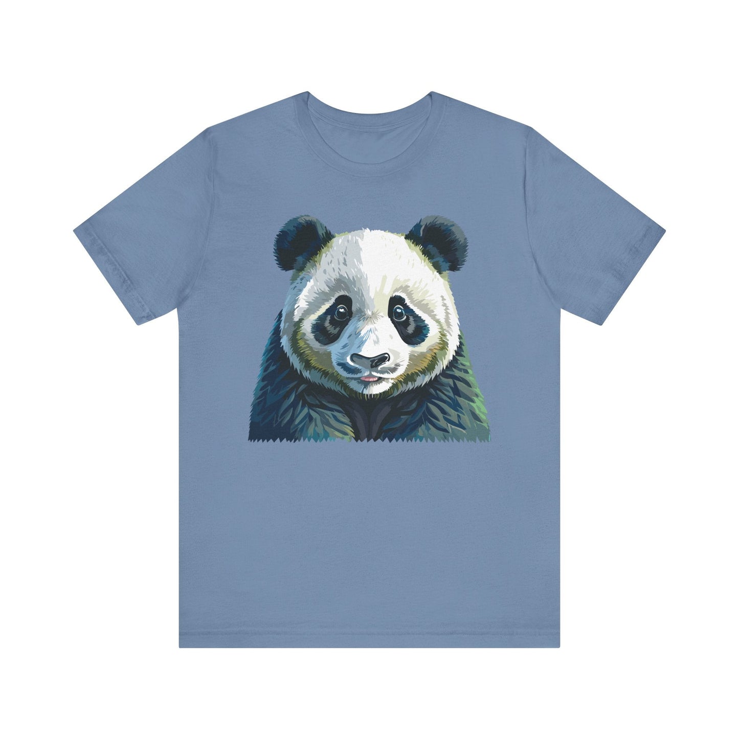 Unisex Animal Graphic Tee Shirt With Wild Animals Art Design Gildan Softstyle 64000
