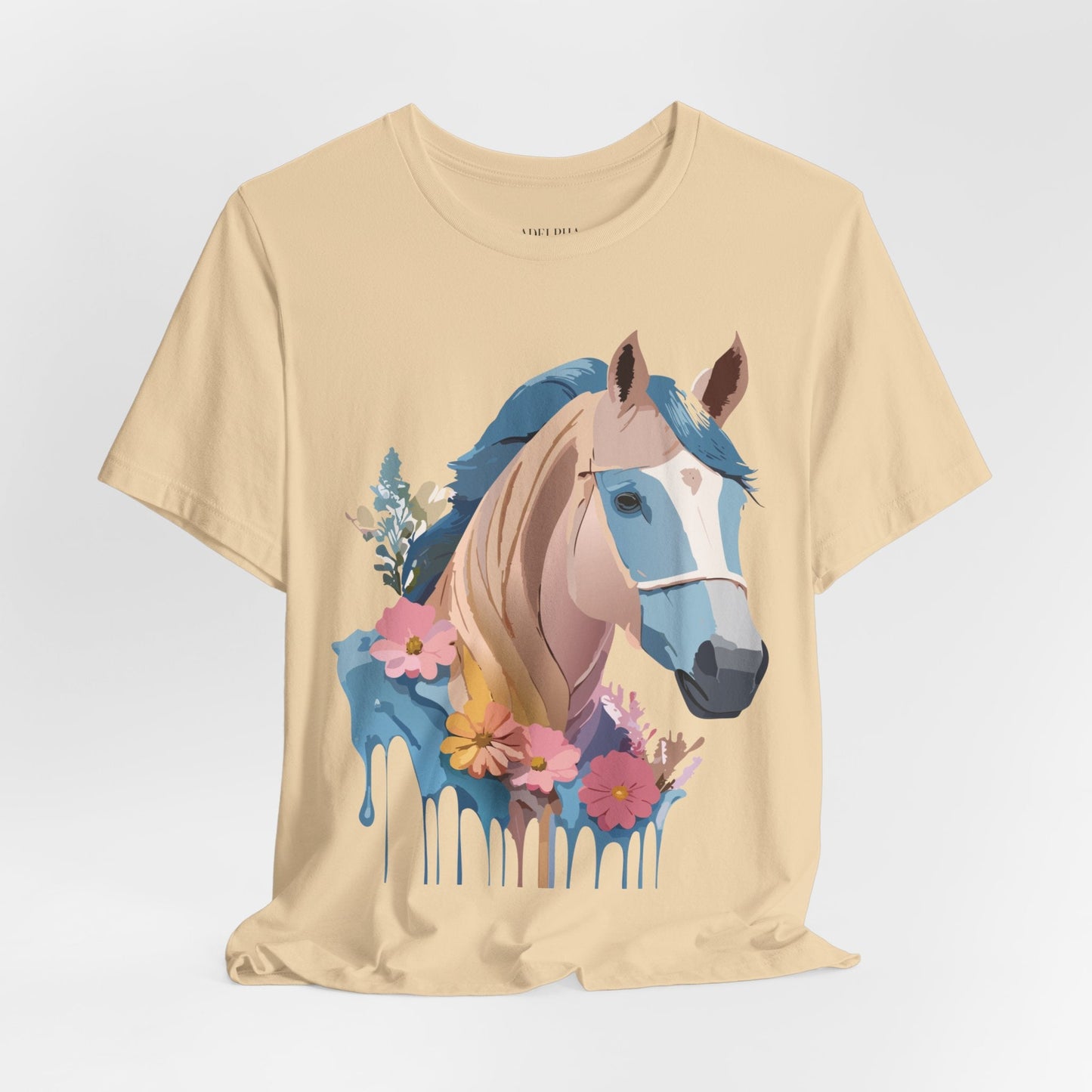 Horse Graphic Unisex 100 Cotton Vintage Animal Art T-Shirt 13