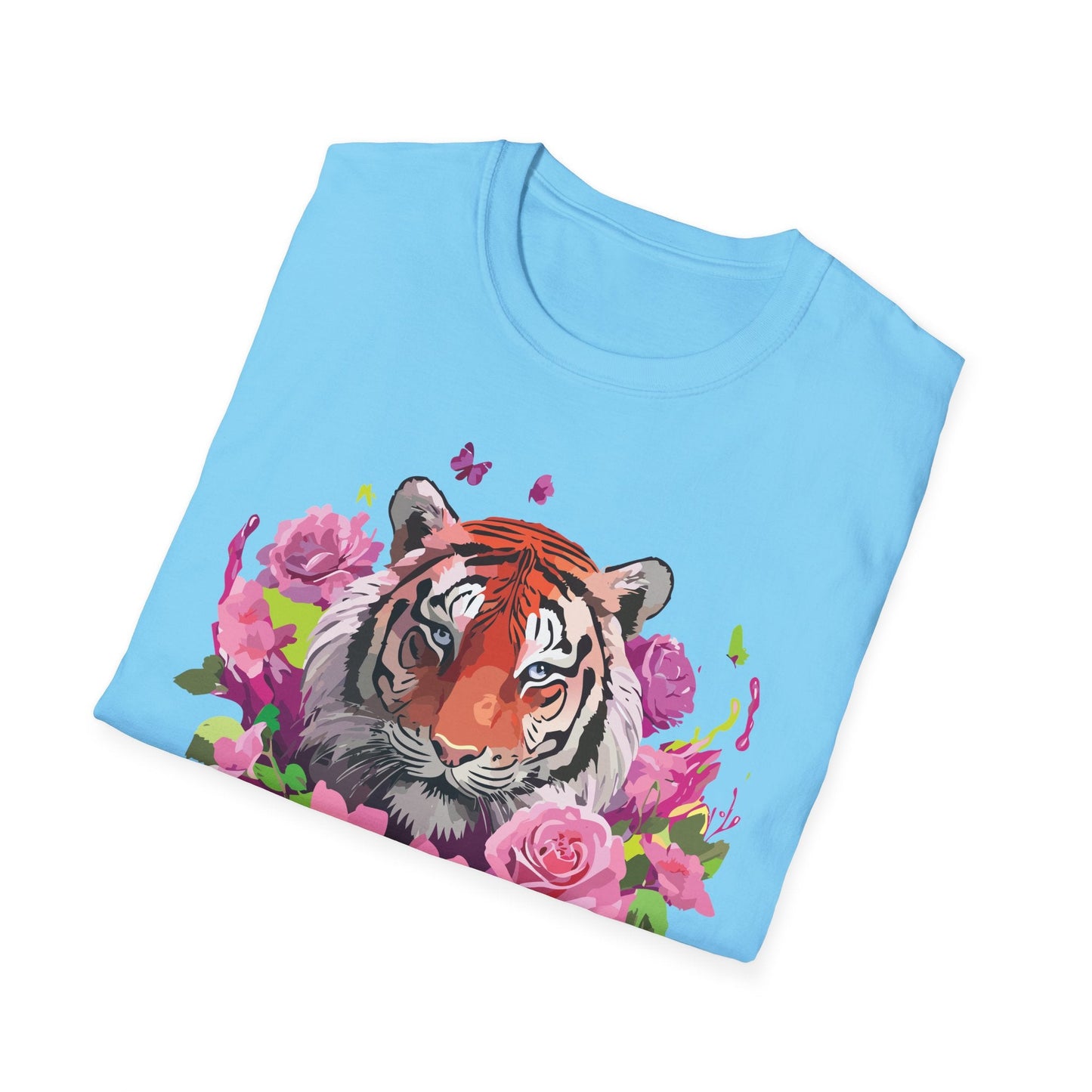 Tiger Shirt Unisex Tee Gildan Softstyle 64000 Ring Spun Cotton