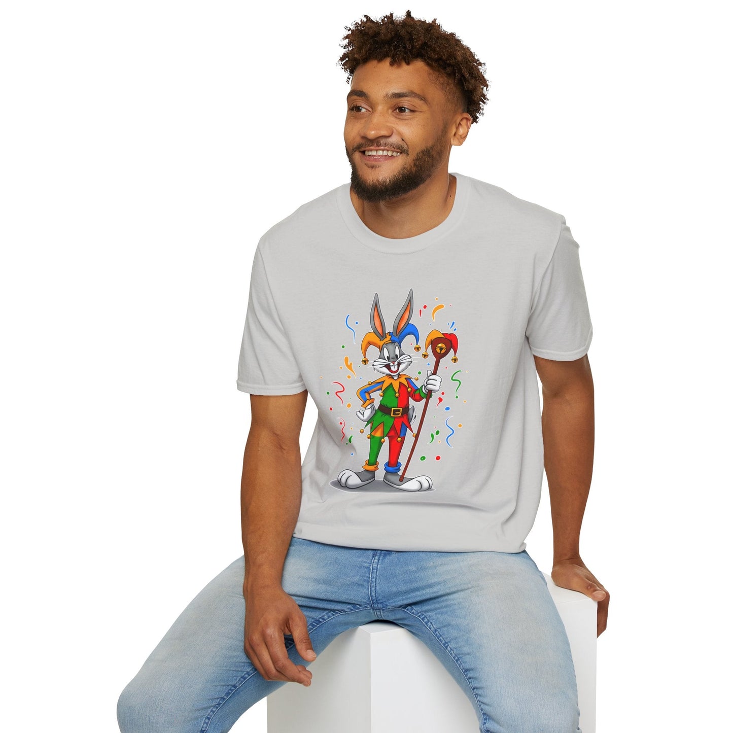 Bugs Bunny Shirt Unisex Short Sleeve T Shirt Cartoon On T Shirt Animation Tee Gildan Softstyle 64000