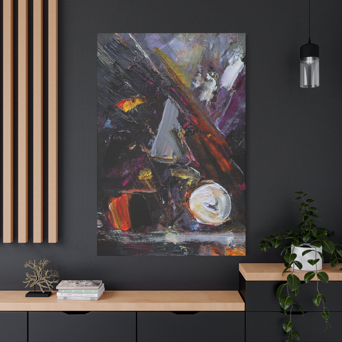 Abstract Oil Painting Print Canvas 20x24,20x30,24x30 24x32,24x36,30x40 32x48,36x48,40x60 Pine-Wood Inner Frame ABS-73