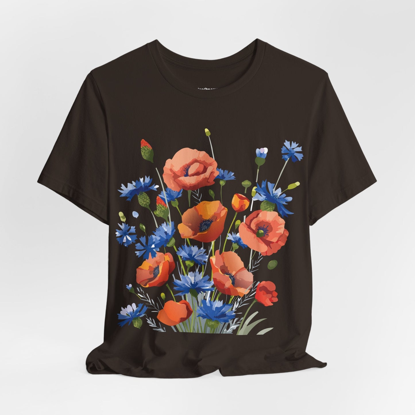 Vintage Floral Graphic Unisex Cotton Tee 33