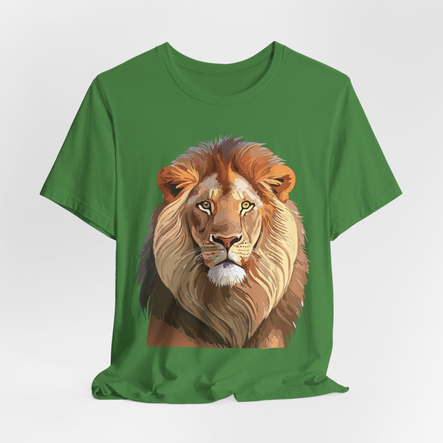 Unisex Animal Graphic Tee Shirt With Wild Animals Art Design For Everyday Wear Casual