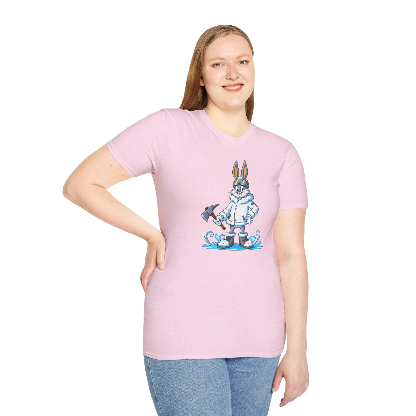 Bugs Bunny T Shirt Unisex Cartoon Animation Graphic Tee Softstyle Short Sleeve By Gildan 64000