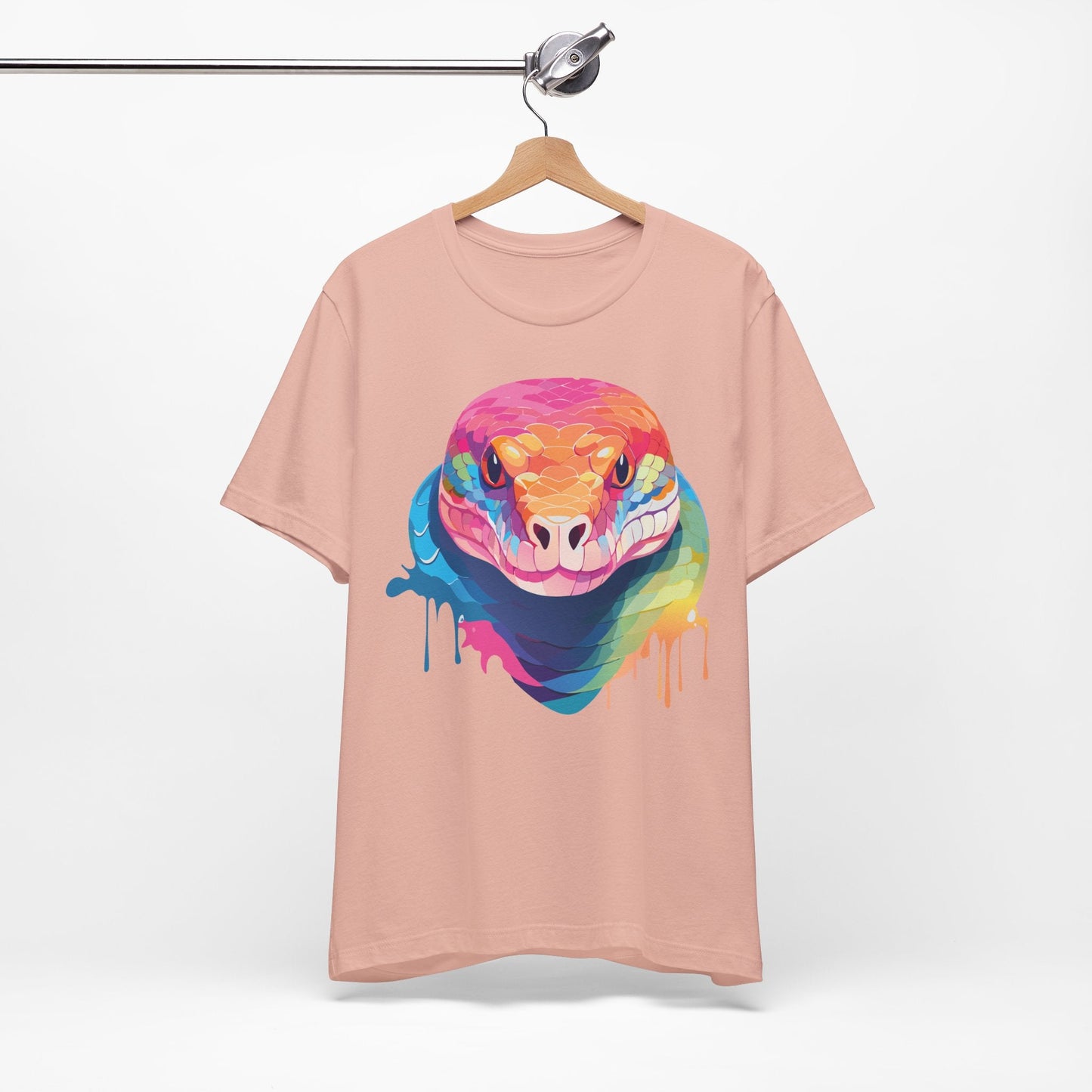 Unisex Animal Shirt With Art Design Wild Animals Graphic Print Casual Short Sleeve Tee