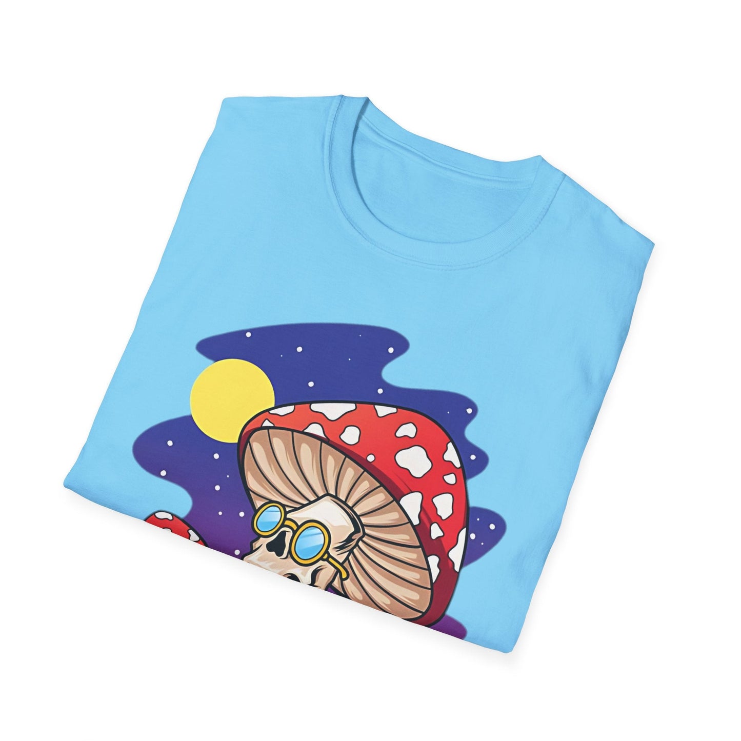 Mashroom Mushroom Tee Shirt Unisex Funny Fungus Design Softstyle 64000 Cotton Tee
