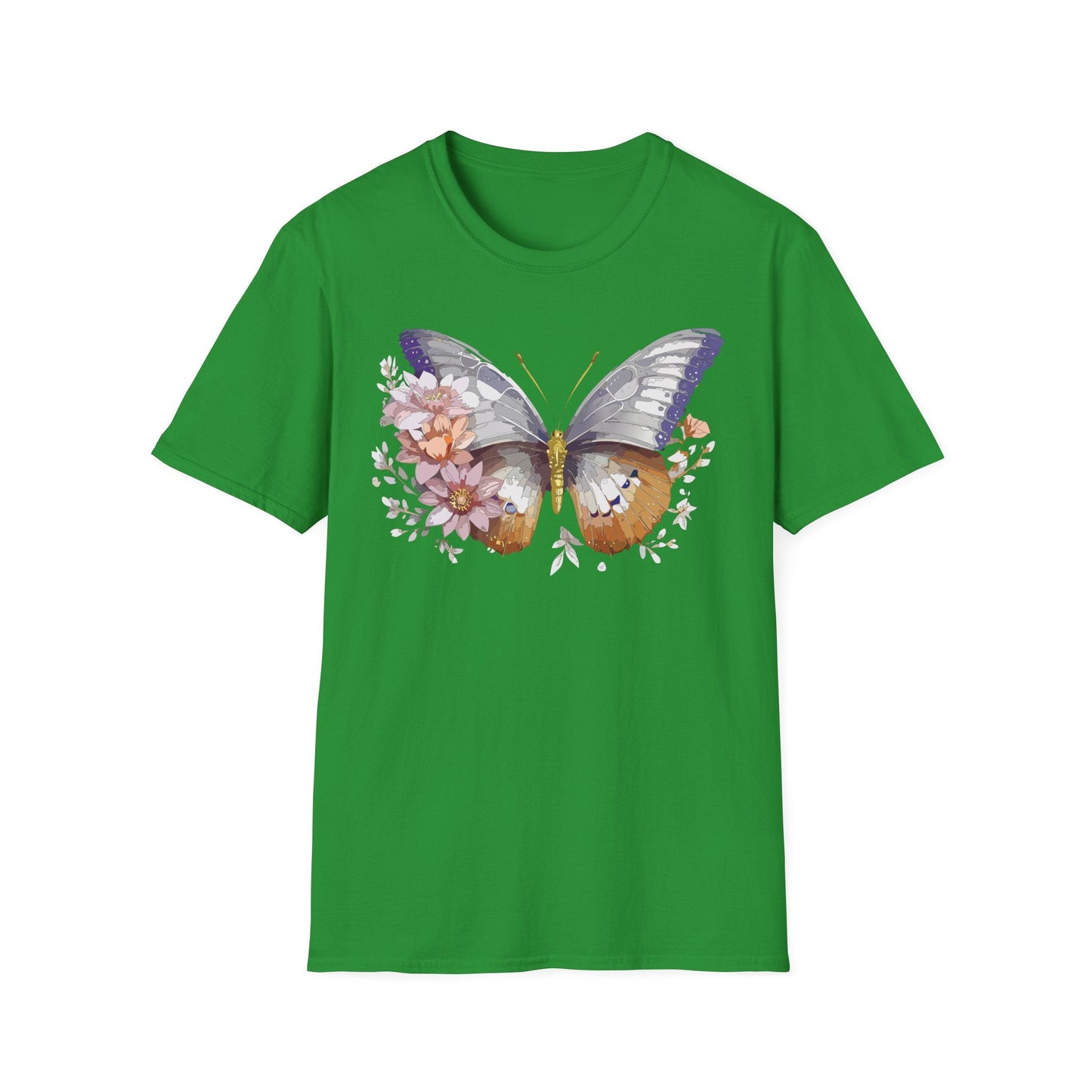 Butterfly Shirt Unisex T Shirt 100 Percent Ring Spun Cotton Gildan Softstyle Tee