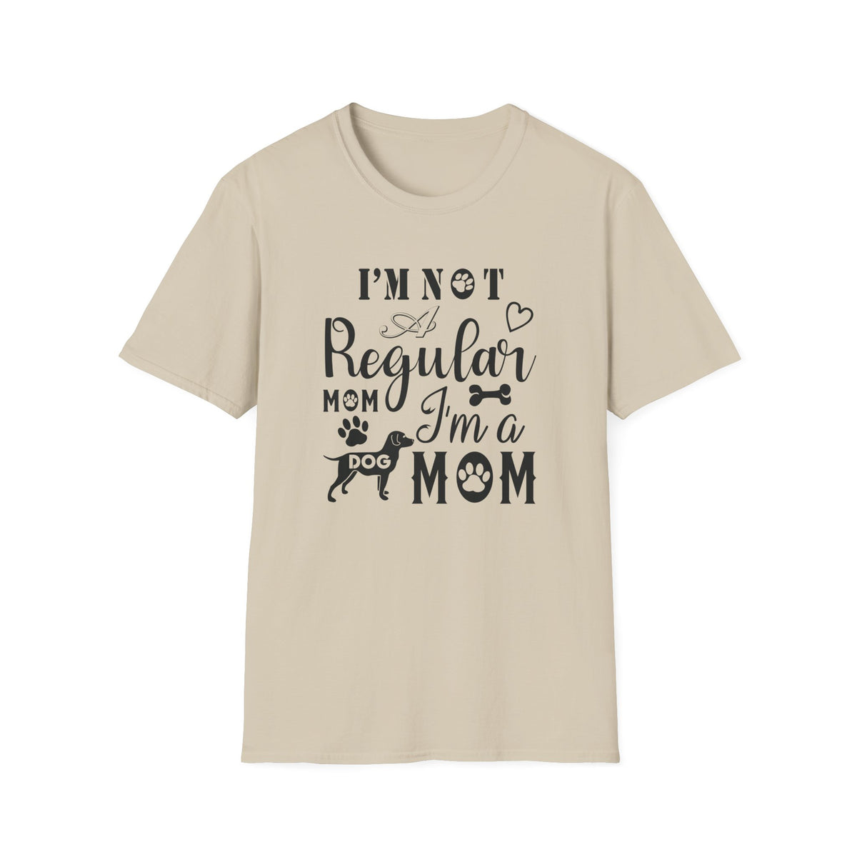 Dog Mom Pet Lover Graphic Unisex Cotton T-Shirt