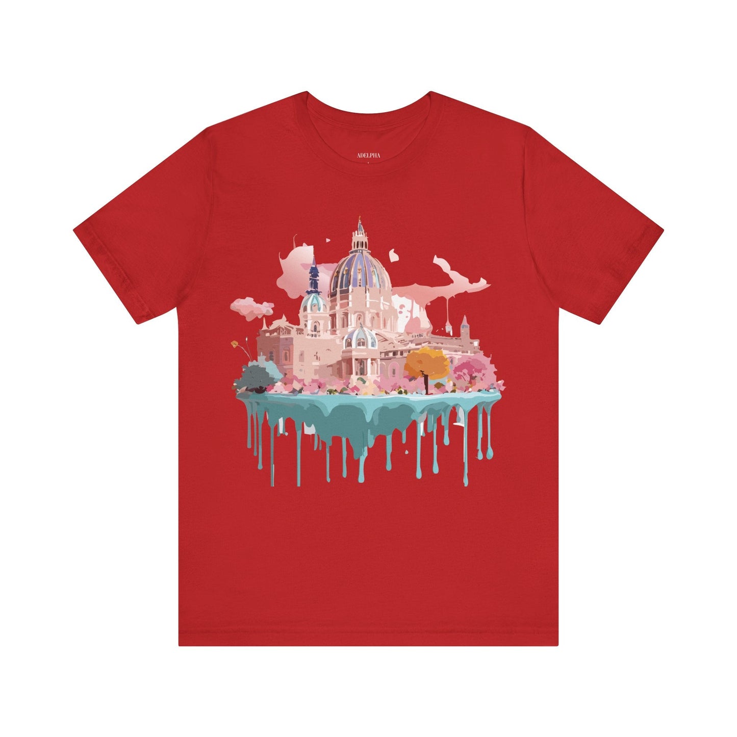 Vienna Tourist Graphic Tee Unisex Jersey Short Sleeve Vintage Inspired Artwork by Adelpha
