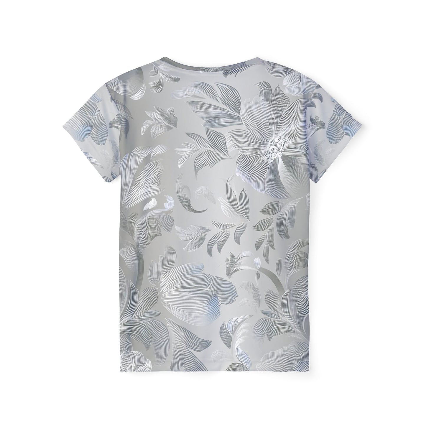 Women Poly Shirt with Floral Print F337