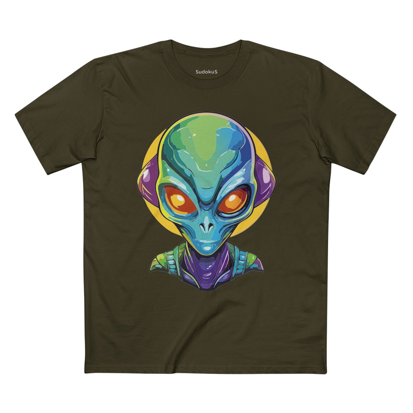 Aliens Graphic Unisex 100 Cotton Staple Tee 9