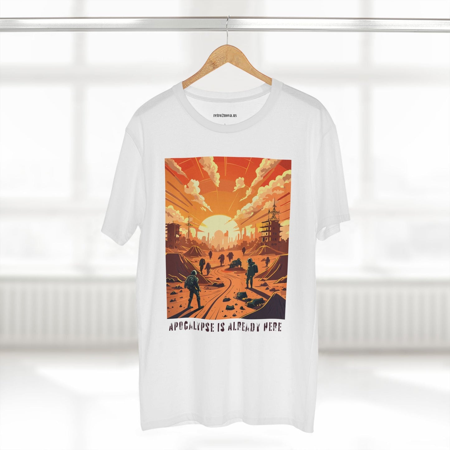 Cataclysm Doomsday Shirt Unisex Premium Cotton Tee With Original Art Retro2Nova Design