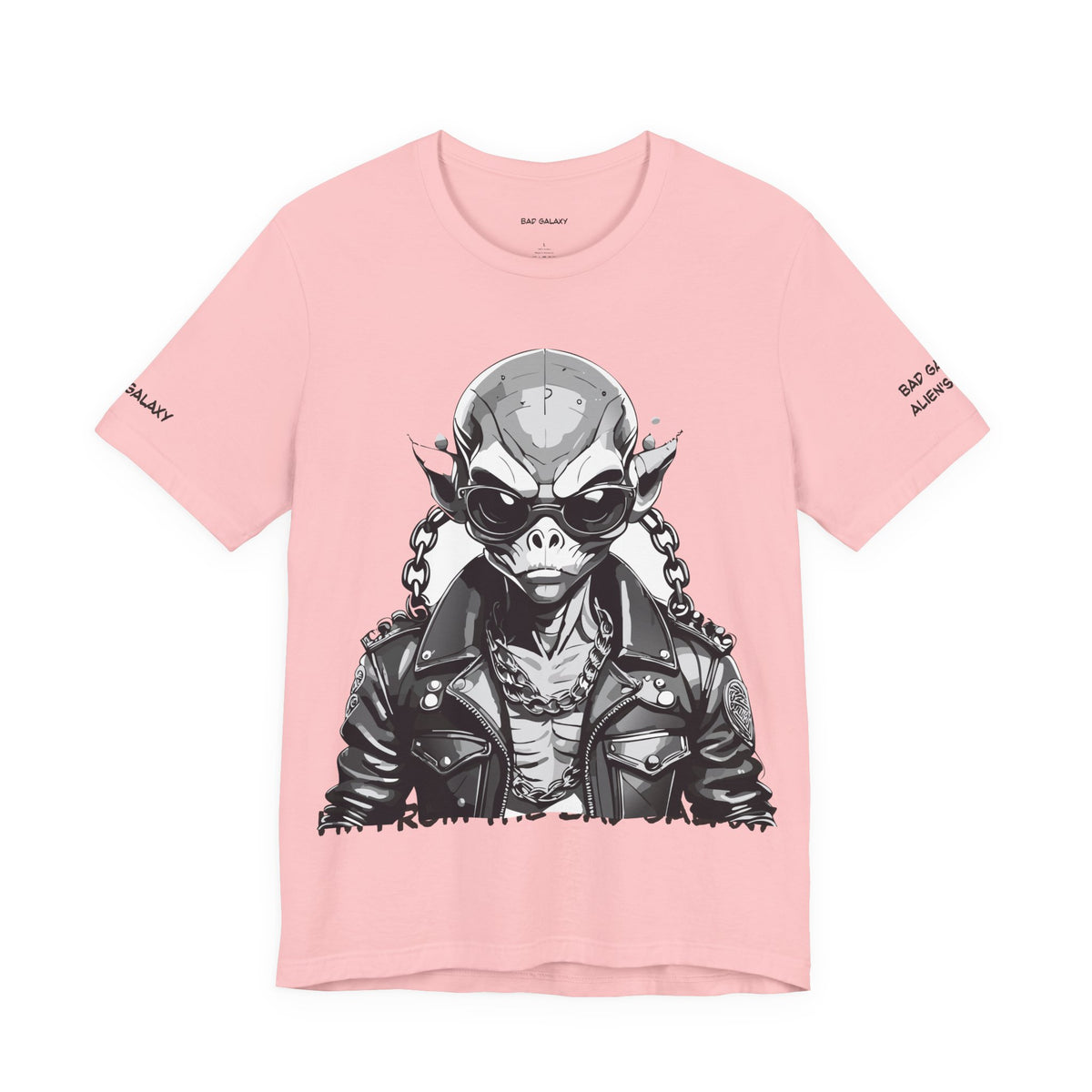 Alien Graphic Unisex Cotton Bella+Canvas Tee with Art Design b52