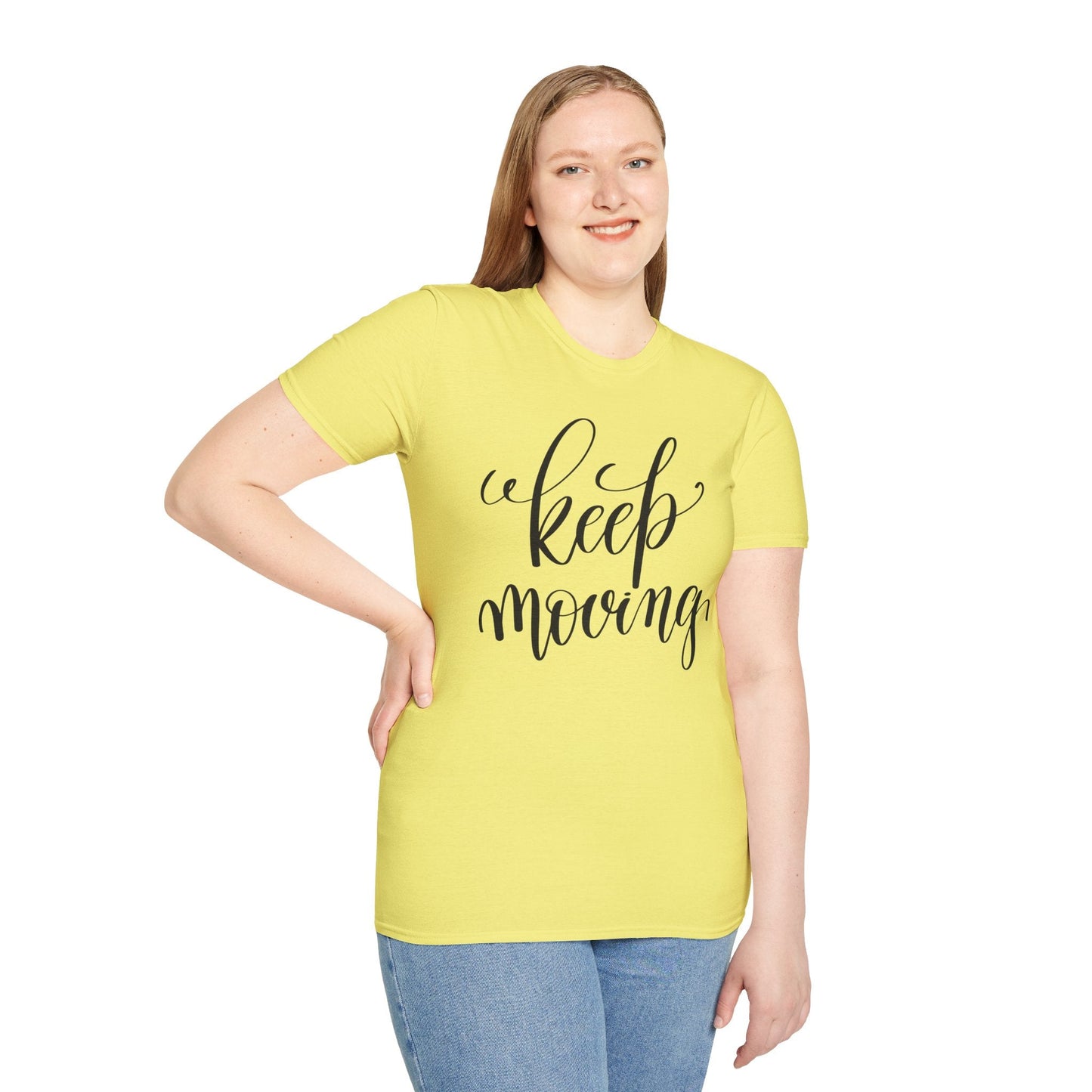 Positive Slogan T Shirts for Everyday Motivation Unisex Softstyle 64000 Tee with Positive Quotes