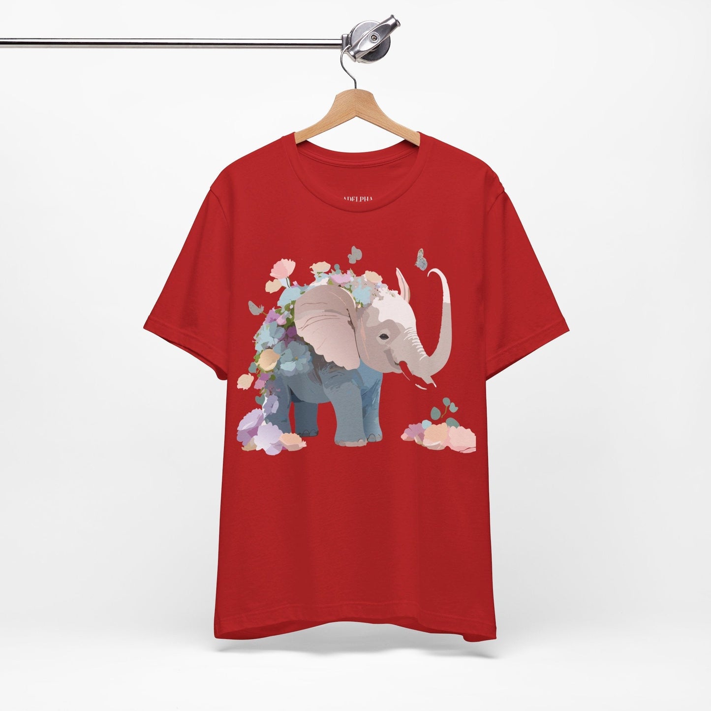 Elephant Graphic Tee Unisex Vintage Inspired Artwork Premium Adelpha Jersey Short Sleeve